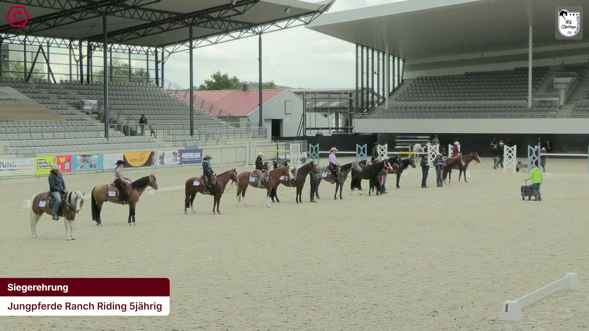Siegerehrungs-Clip Jungpferde Ranch Riding 5jährig