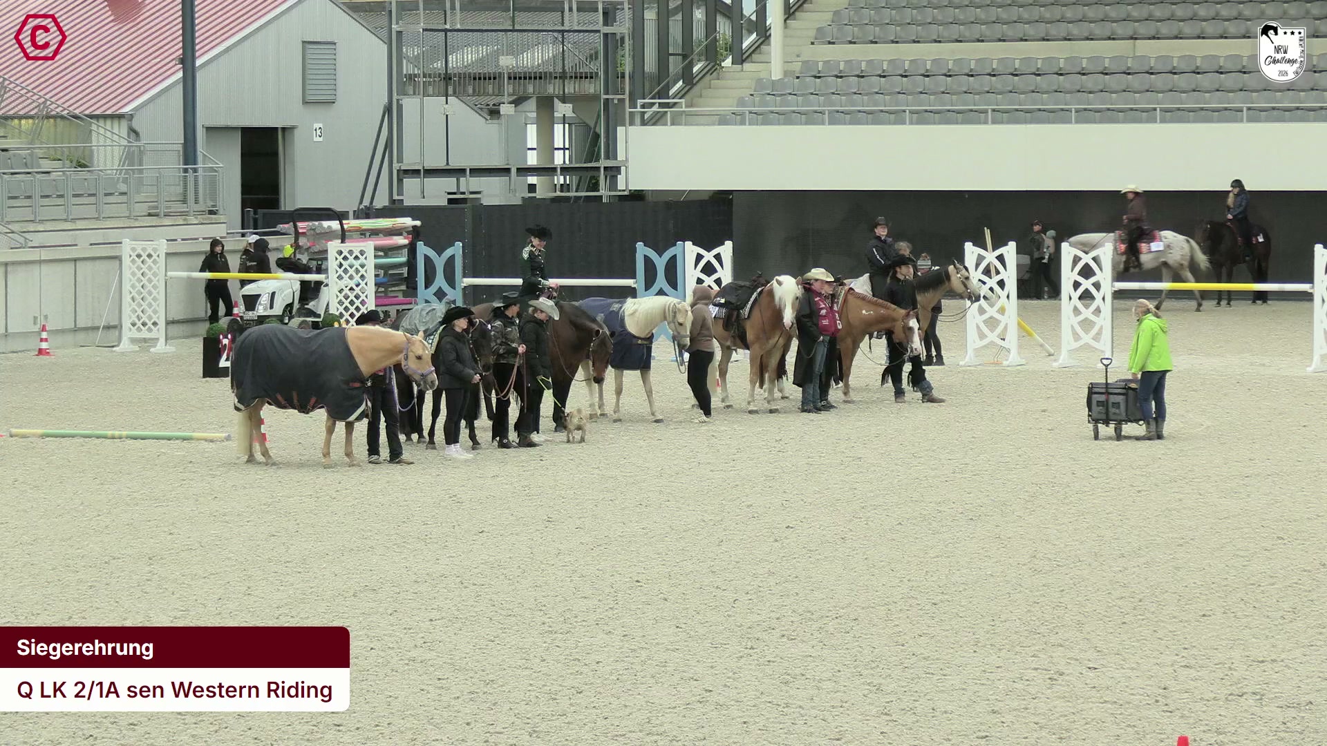 Siegerehrungs-Clip Q LK 2/1A sen Western Riding