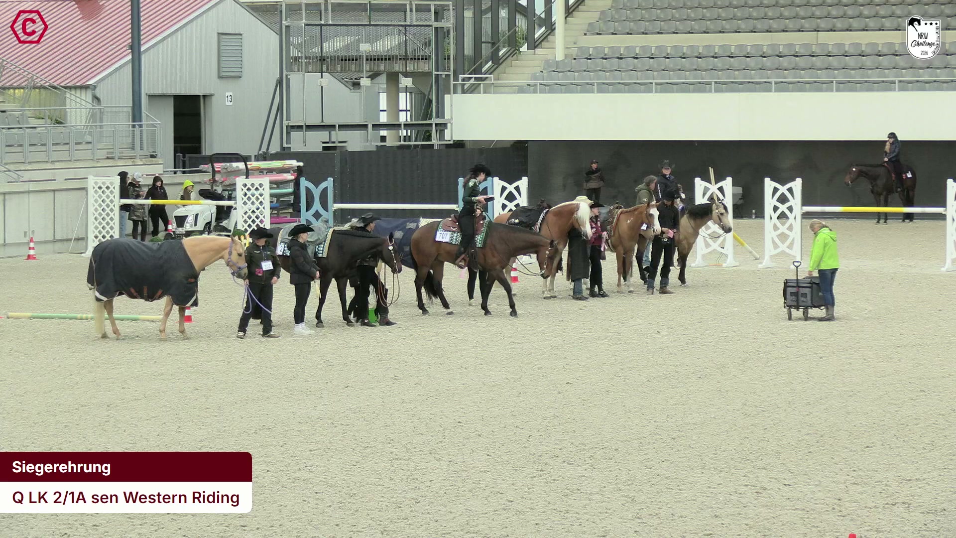 Siegerehrungs-Clip Q LK 2/1A sen Western Riding