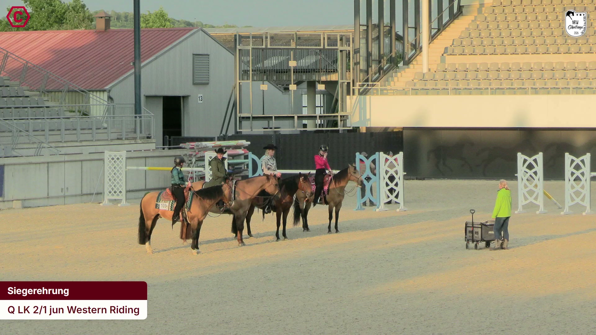 Siegerehrungs-Clip Q LK 2/1  jun Western Riding