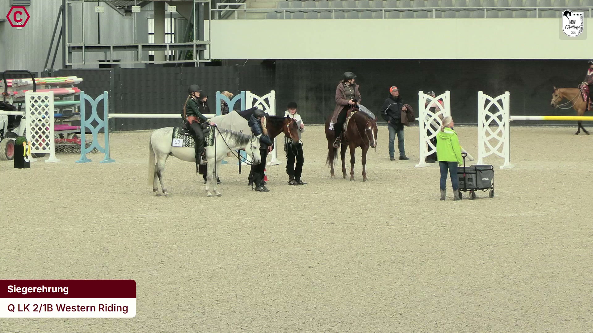 Siegerehrungs-Clip Q LK 2/1B Western Riding