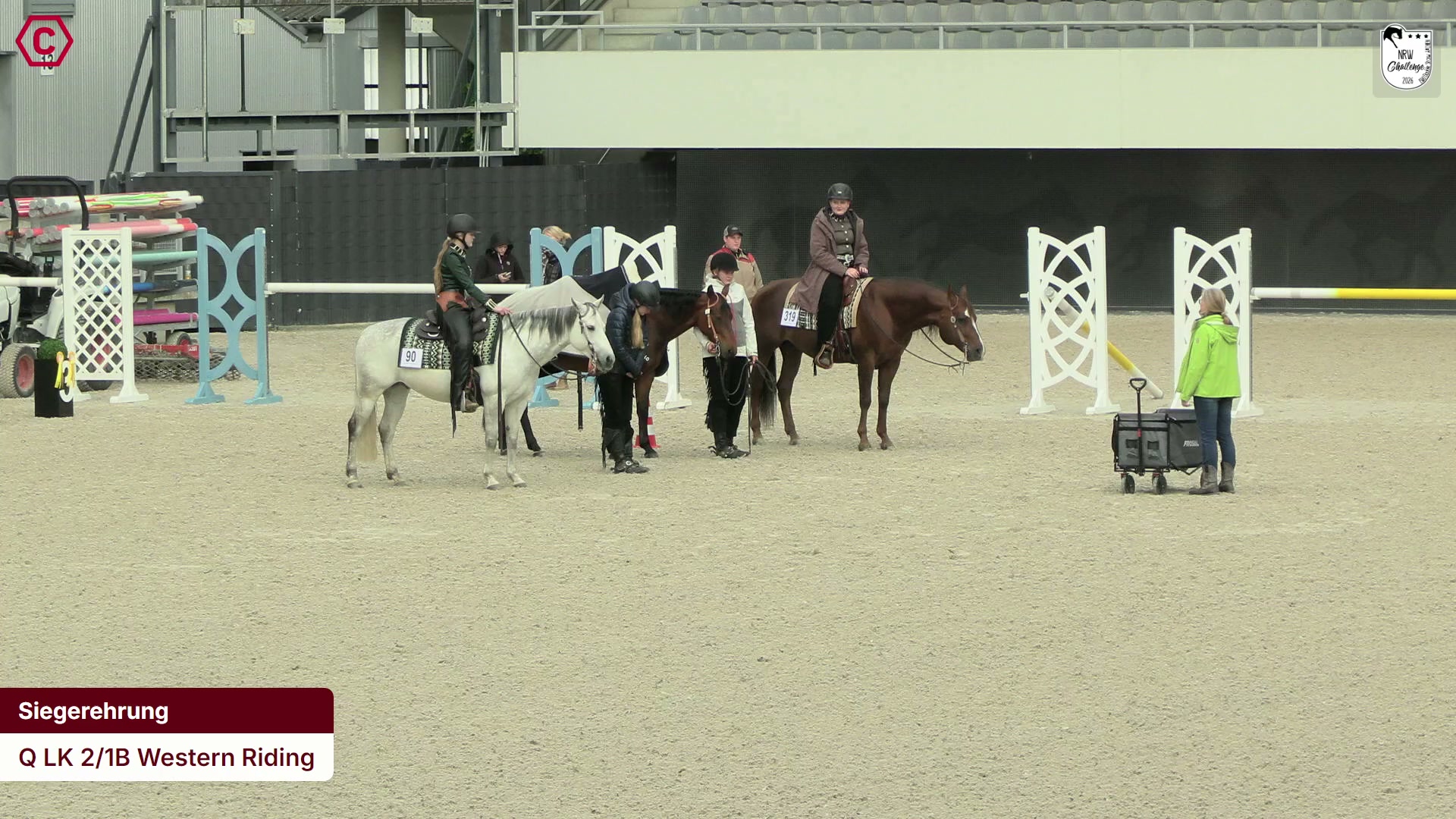 Siegerehrungs-Clip Q LK 2/1B Western Riding