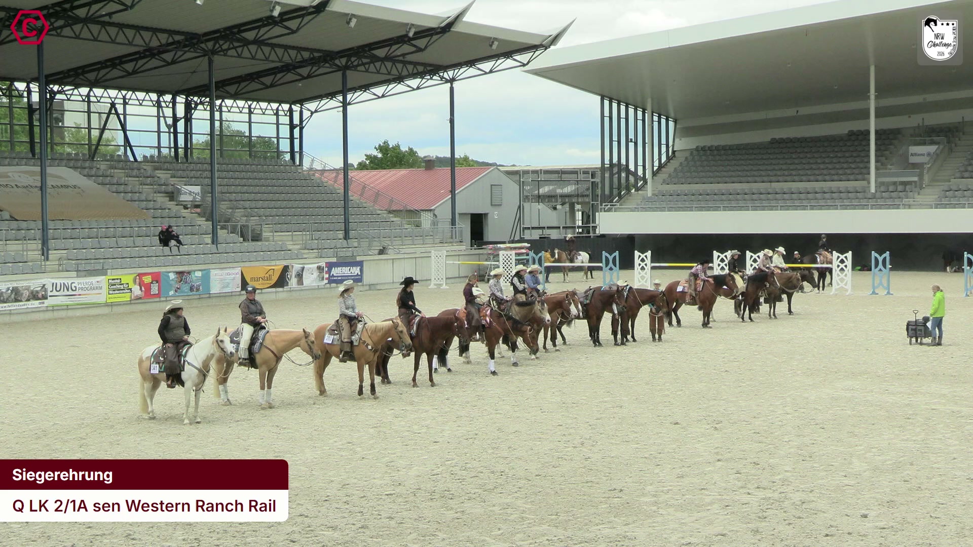 Siegerehrungs-Clip Q LK 2/1A sen Western Ranch Rail