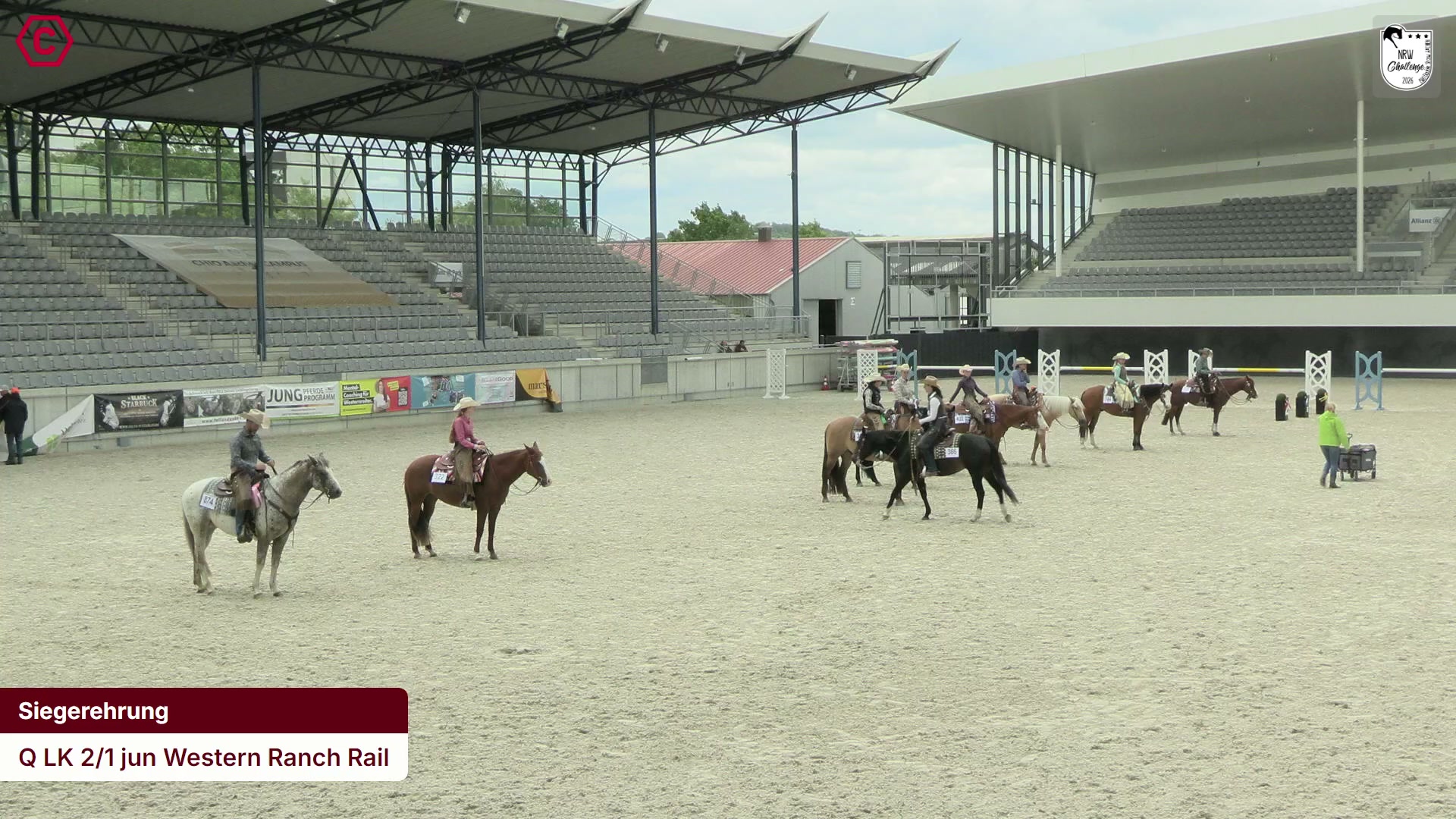 Siegerehrungs-Clip Q LK 2/1 jun Western Ranch Rail