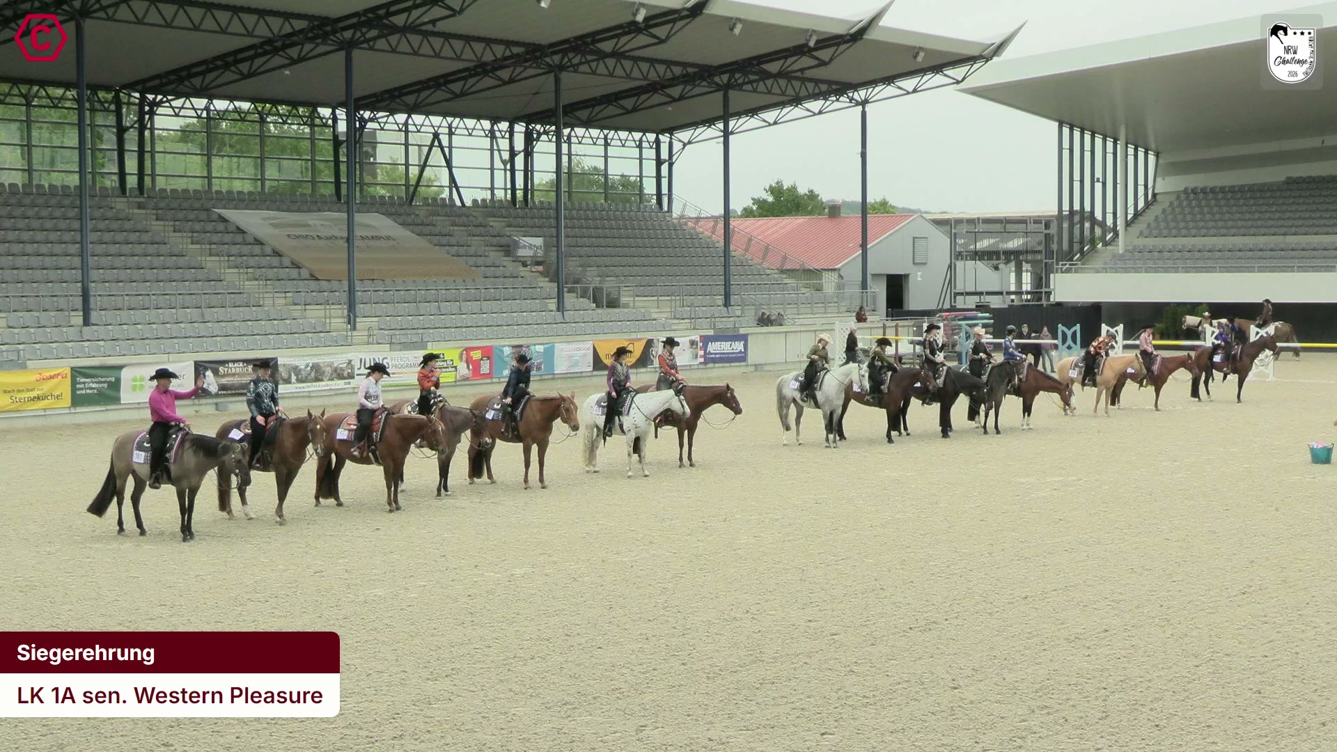 Siegerehrungs-Clip LK 1A sen. Western Pleasure
