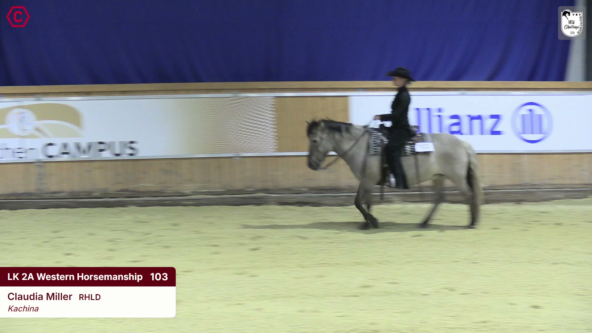 Clip von Claudia Miller, StartNr 103