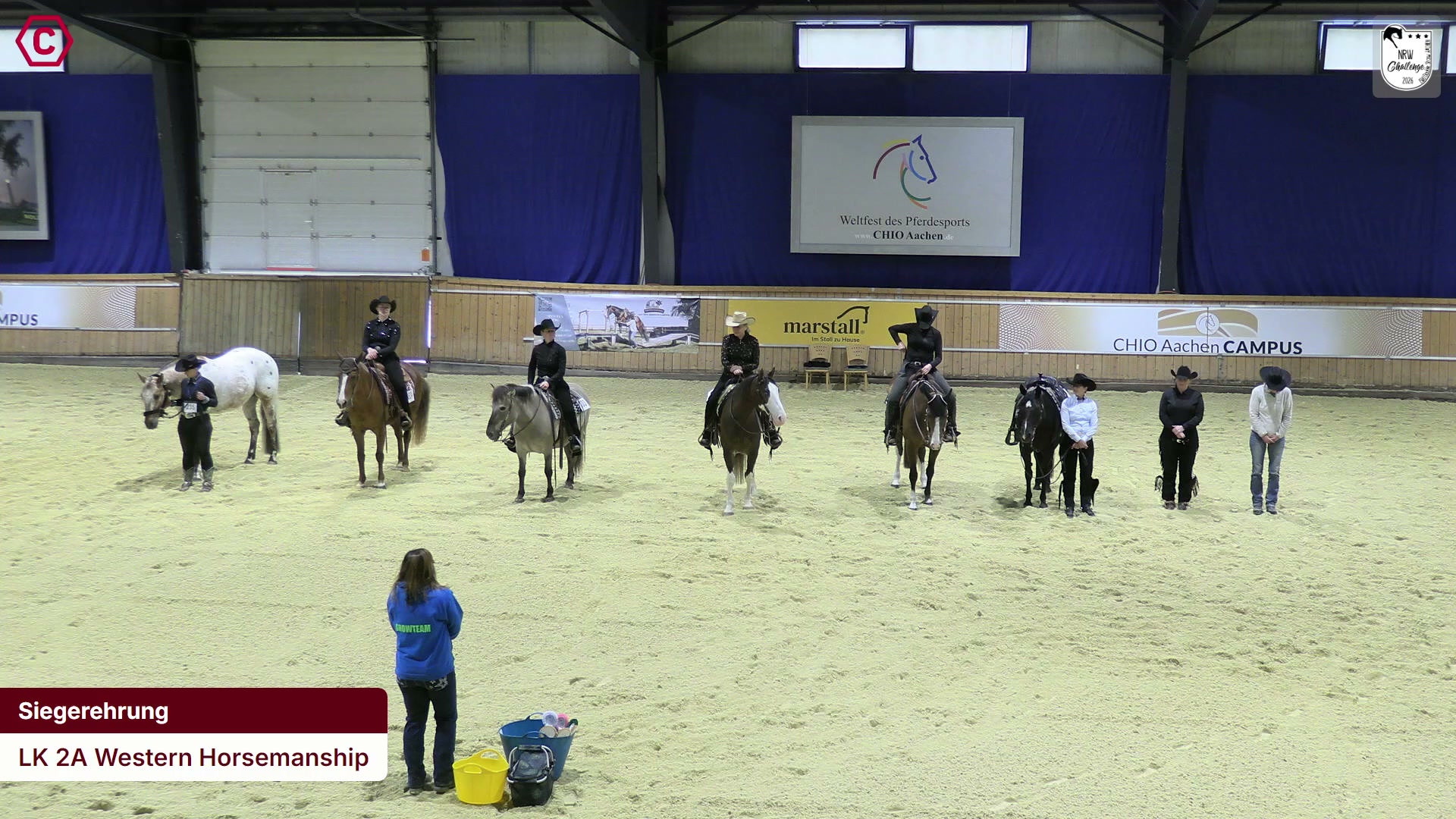 Siegerehrungs-Clip LK 2A Western Horsemanship