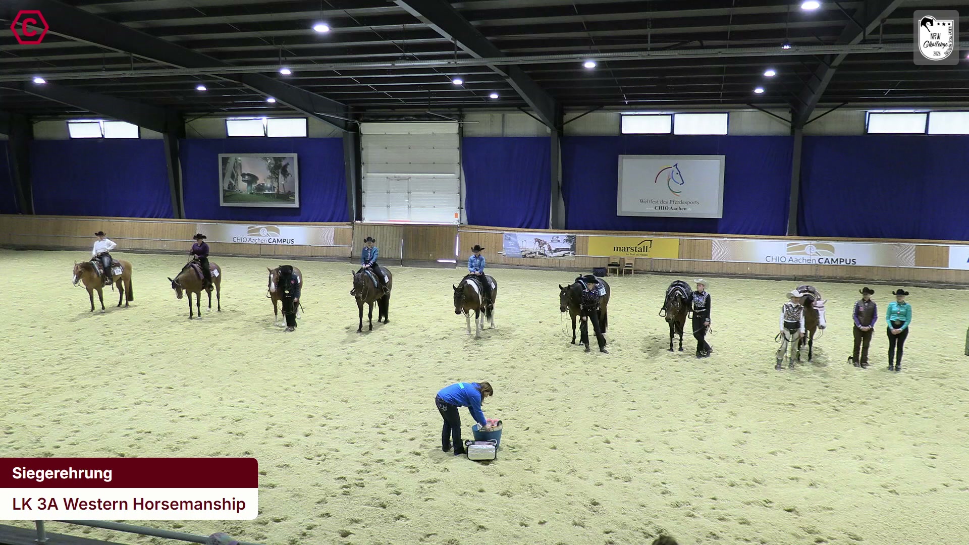 Siegerehrungs-Clip LK 3A Western Horsemanship