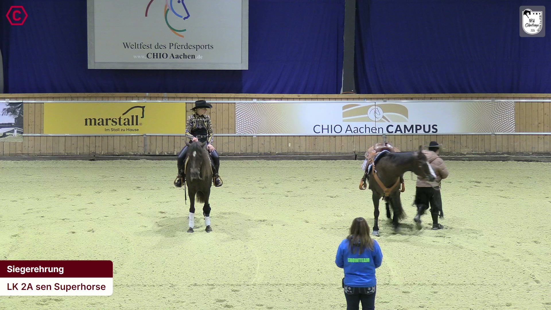 Siegerehrungs-Clip LK 2A sen Superhorse