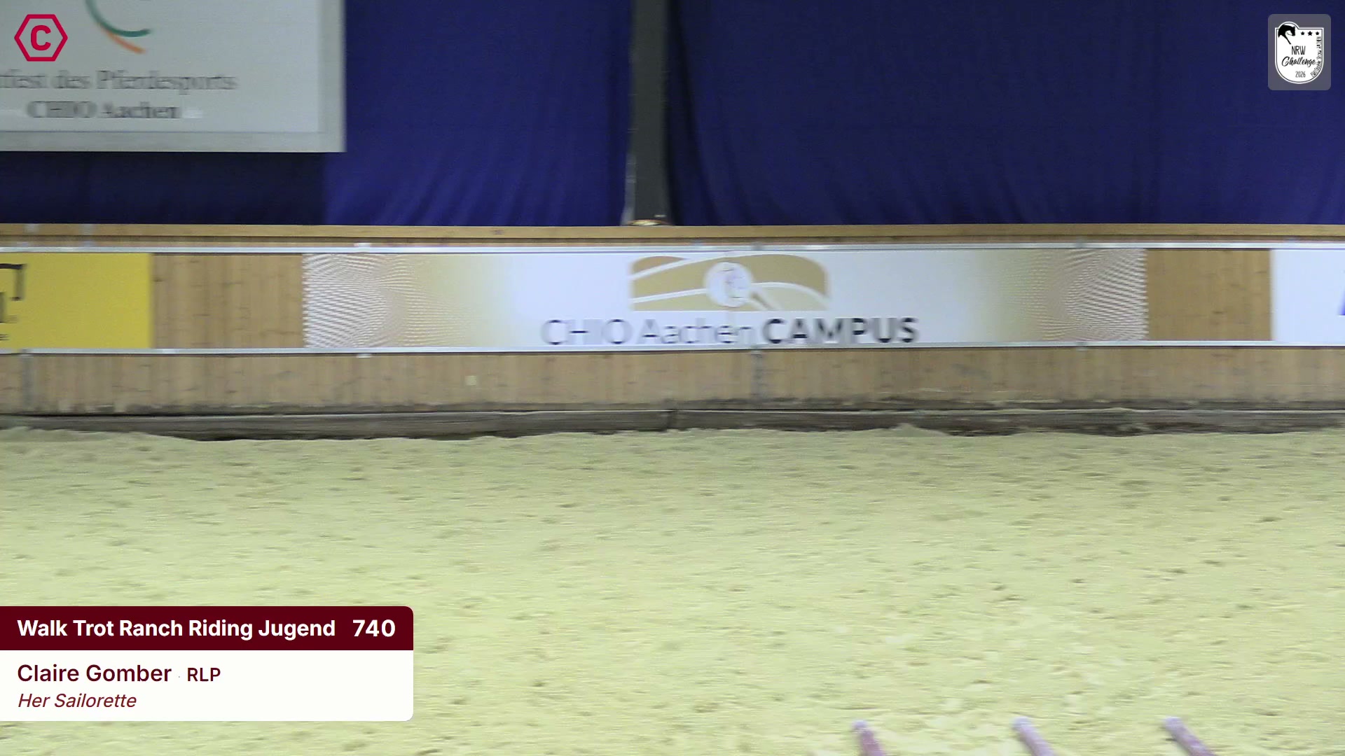 Clip von Claire Gomber, StartNr 740