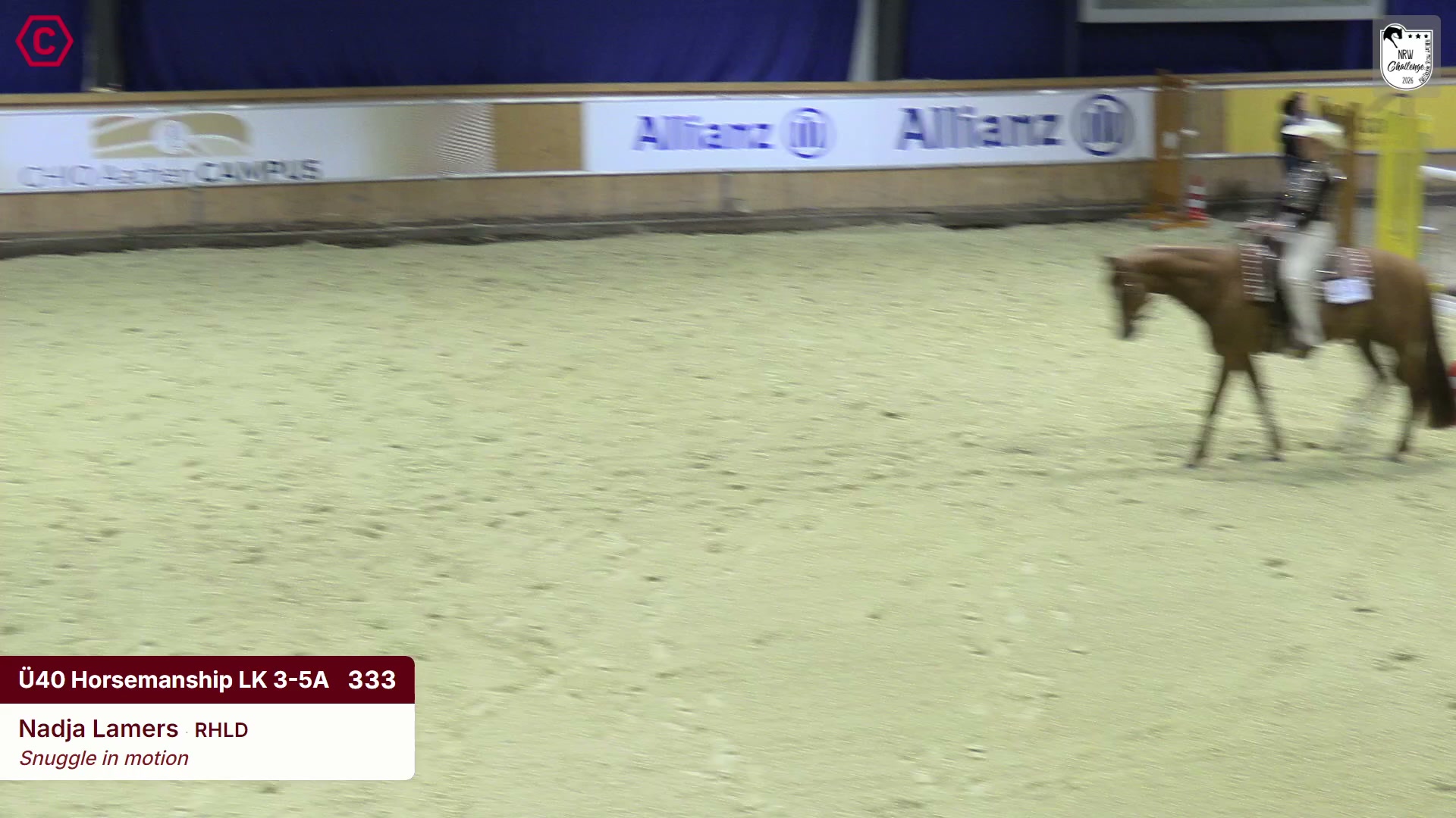 Clip von Nadja Lamers, StartNr 333