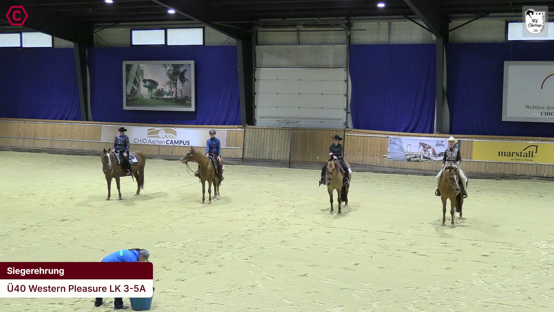 Siegerehrungs-Clip Ü40 Western Pleasure LK 3-5A