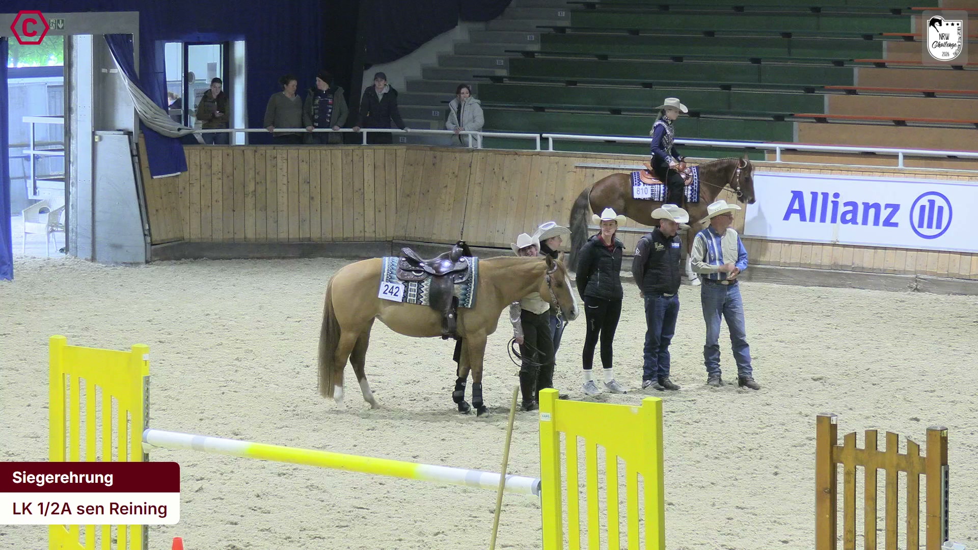 Siegerehrungs-Clip LK 1/2A sen Reining