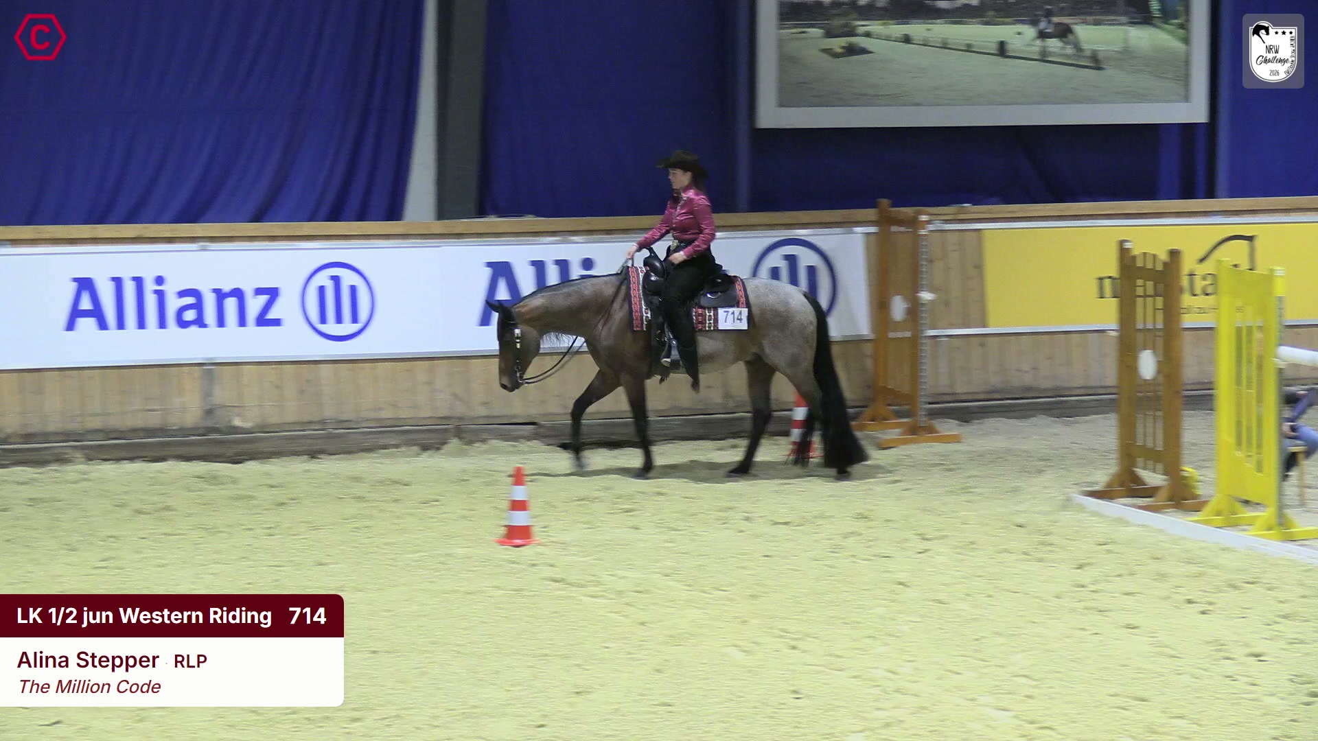 Clip von Alina Stepper, StartNr 714