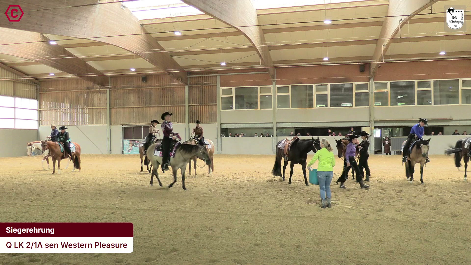 Siegerehrungs-Clip Q LK 2/1A sen Western Pleasure