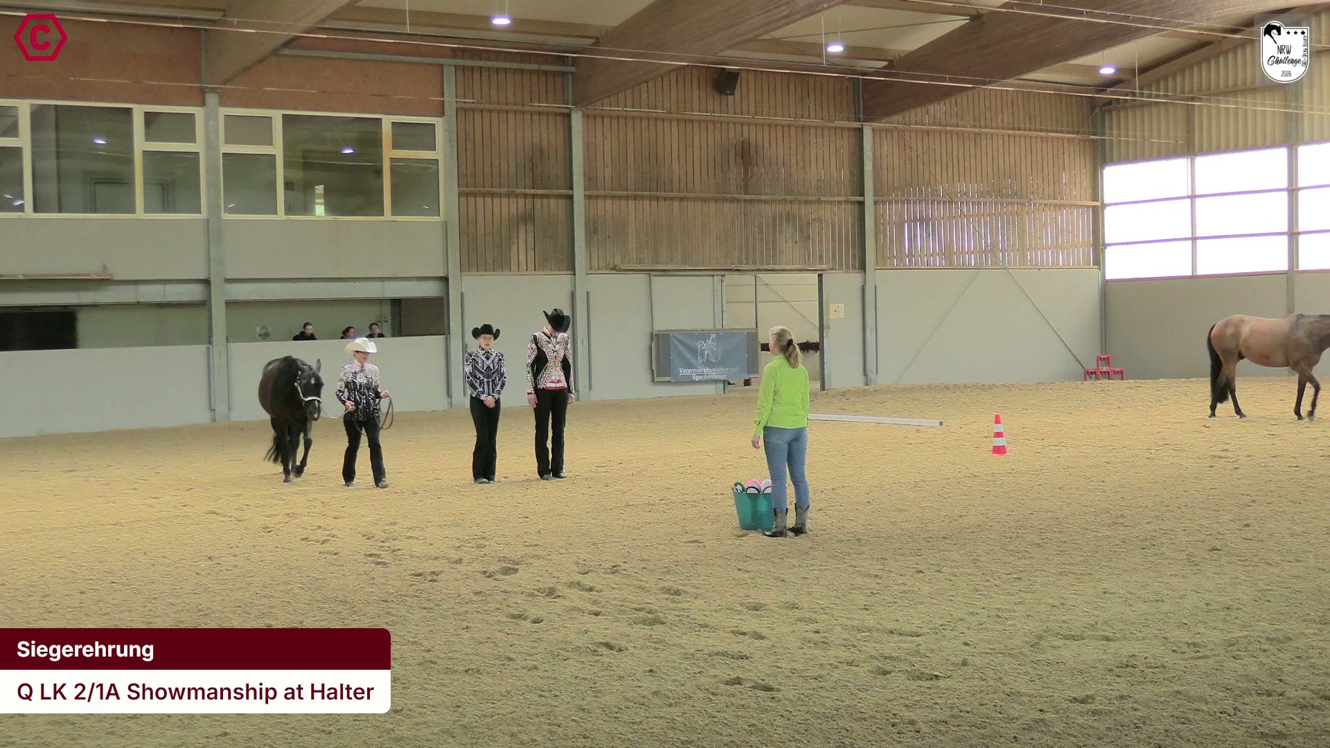 Siegerehrungs-Clip Q LK 2/1A Showmanship at Halter