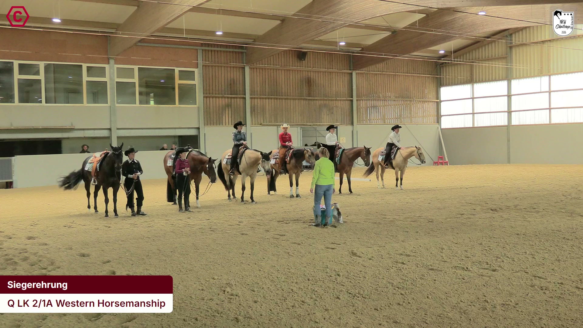 Siegerehrungs-Clip Q LK 2/1A Western Horsemanship