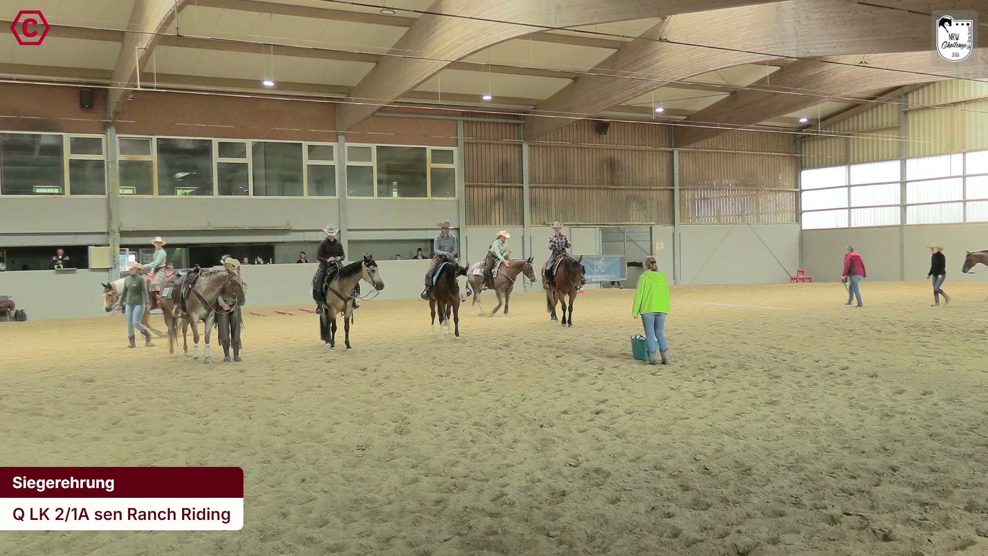 Siegerehrungs-Clip Q LK 2/1A sen Ranch Riding