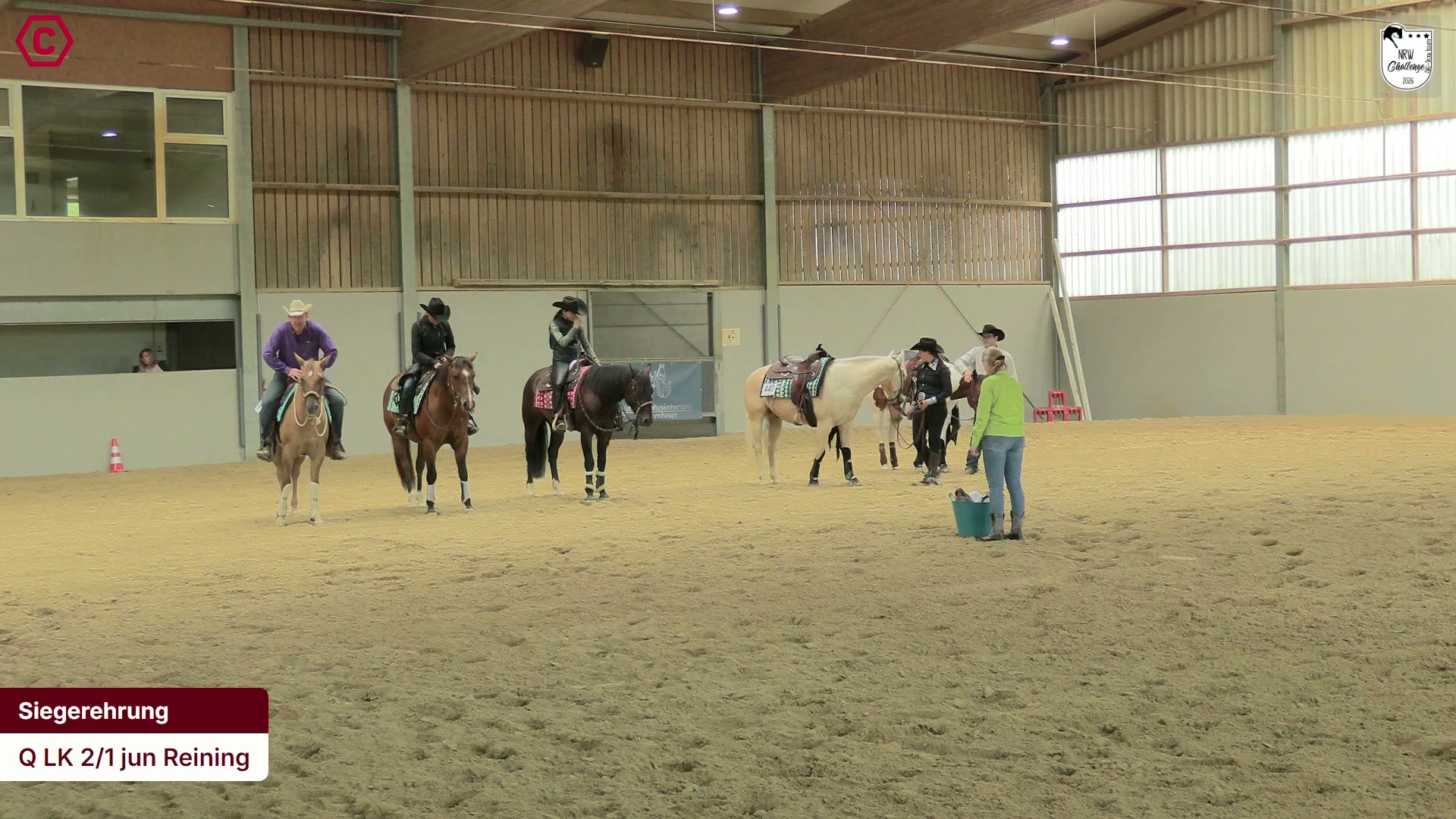 Siegerehrungs-Clip Q LK 2/1 jun Reining