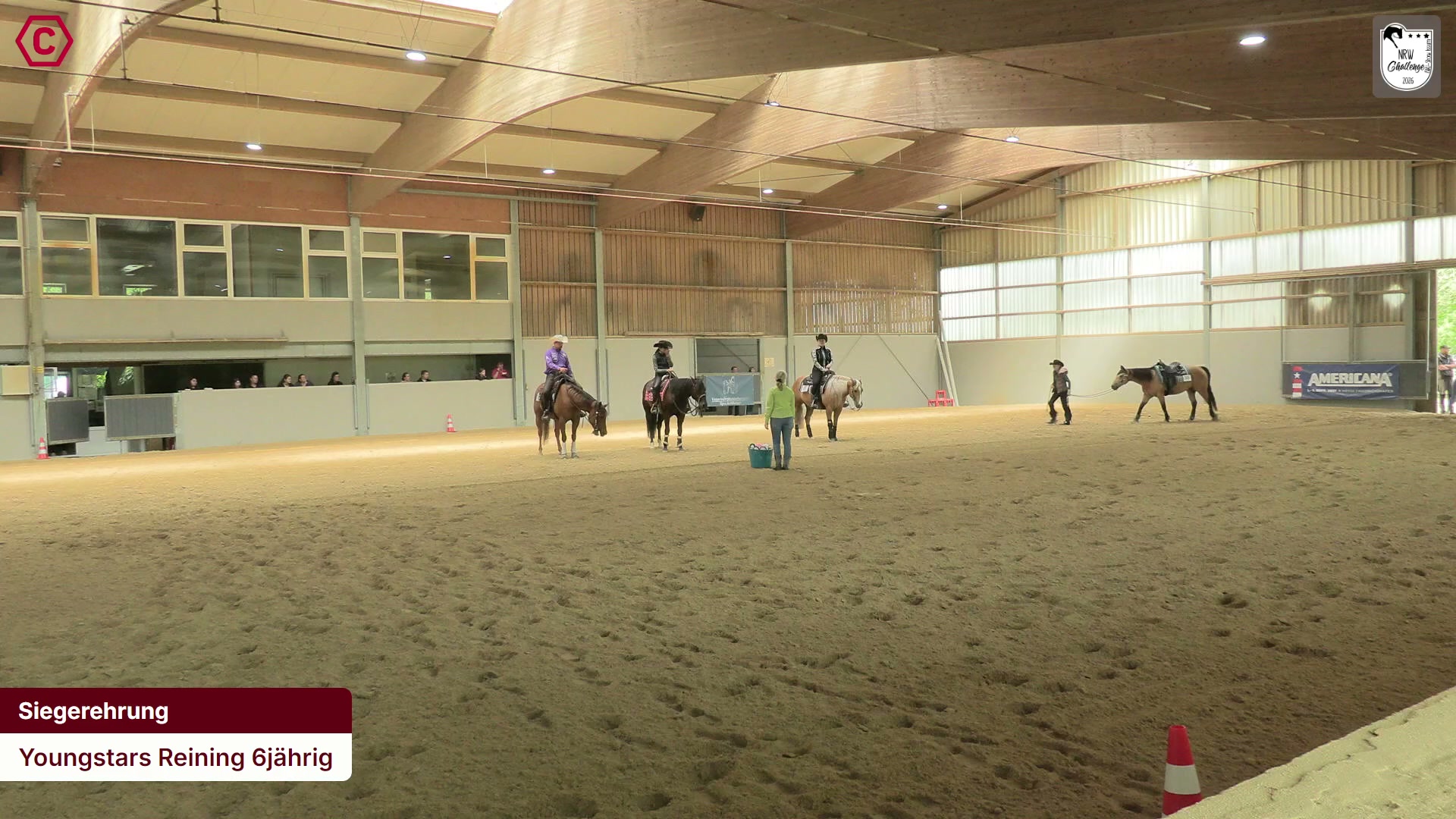 Siegerehrungs-Clip Youngstars Reining 6jährig