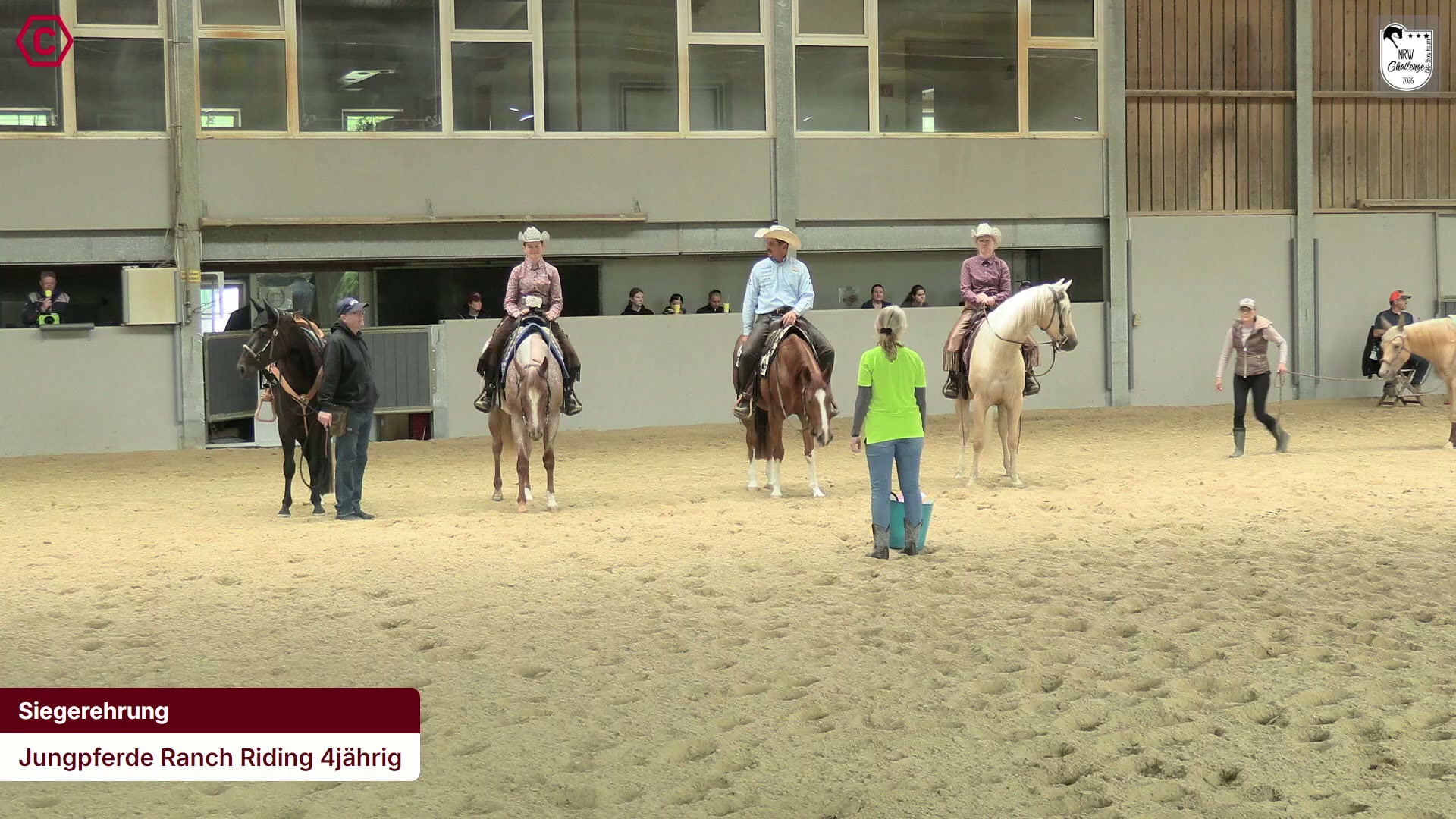 Siegerehrungs-Clip Jungpferde Ranch Riding 4jährig