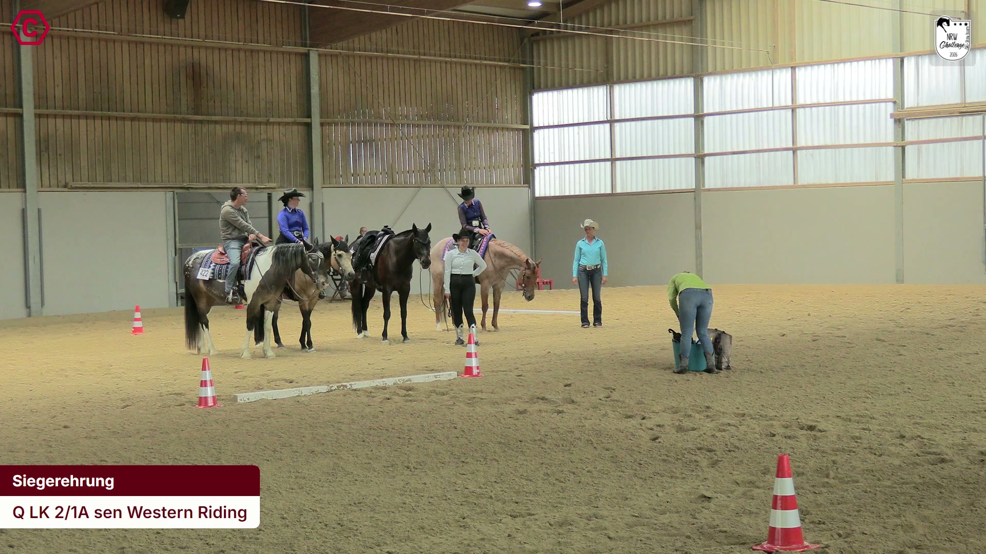 Siegerehrungs-Clip Q LK 2/1A sen Western Riding