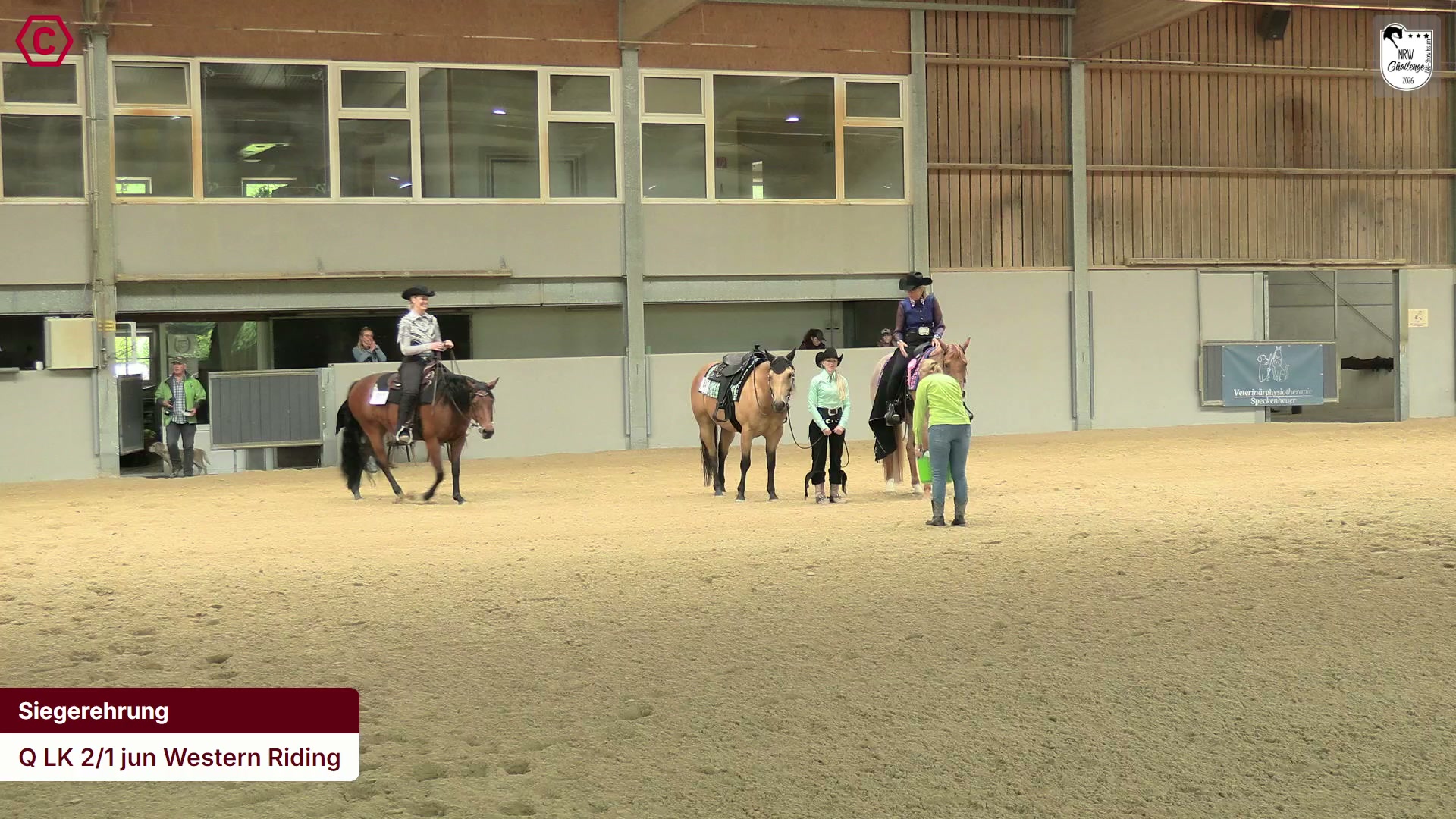 Siegerehrungs-Clip Q LK 2/1  jun Western Riding