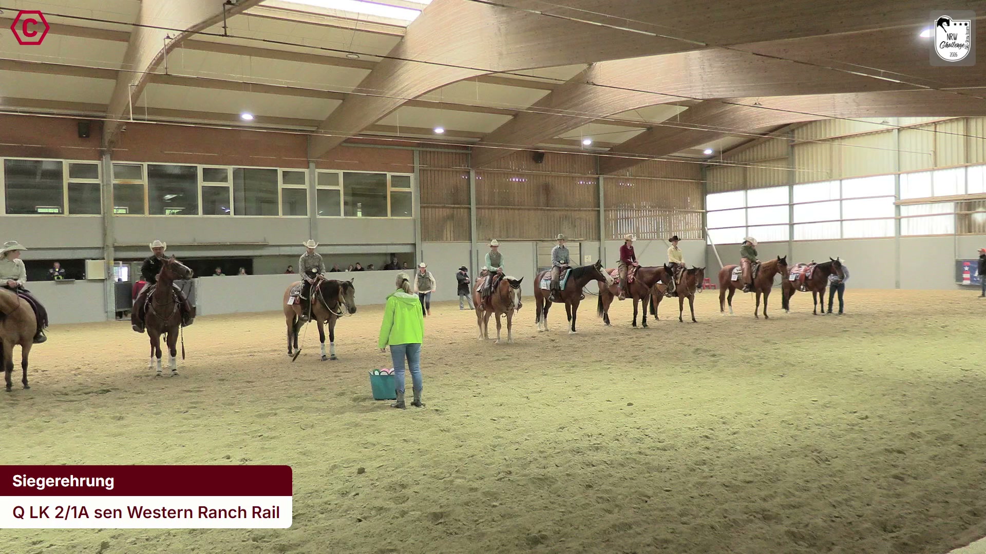 Siegerehrungs-Clip Q LK 2/1A sen Western Ranch Rail