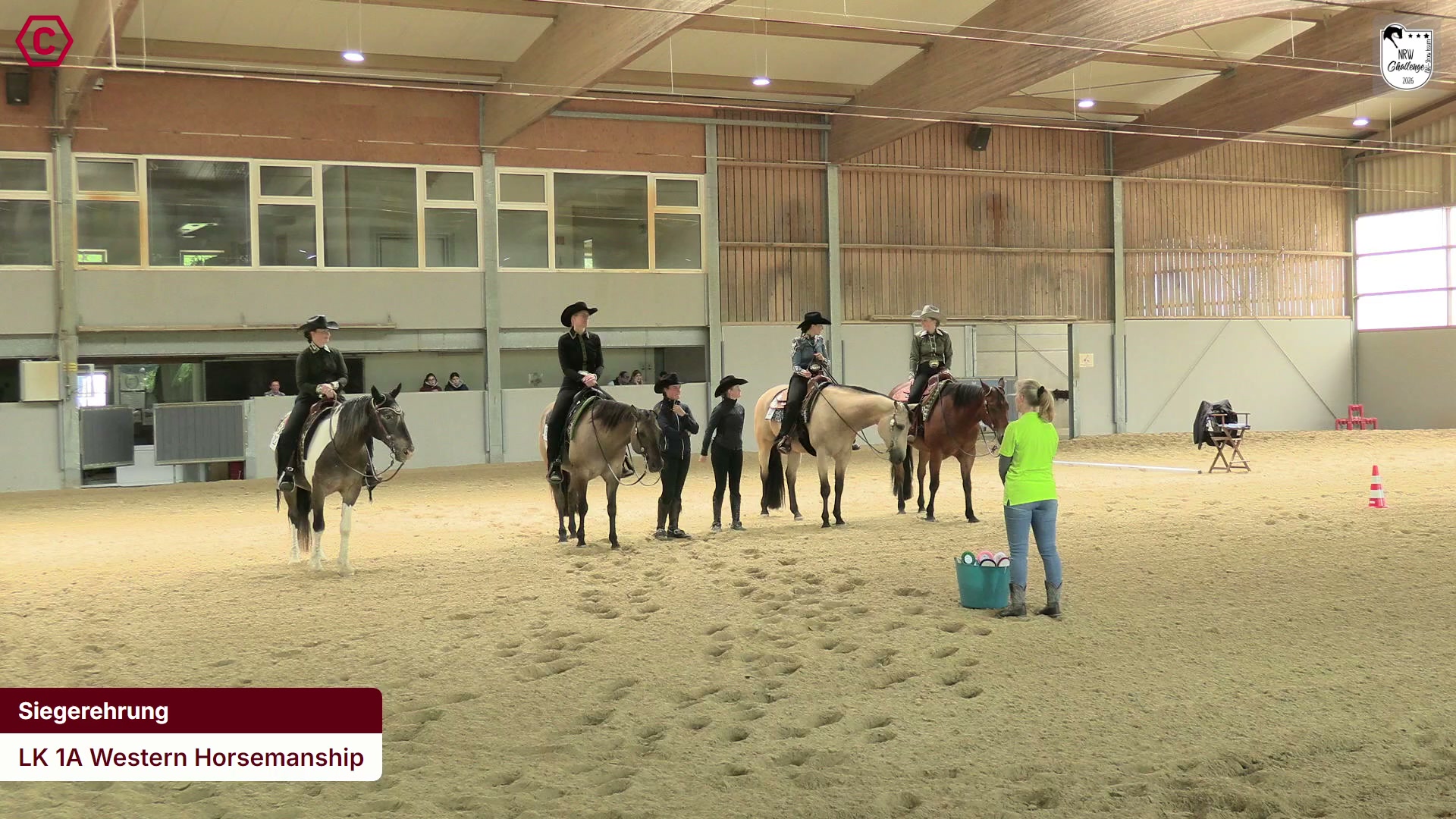 Siegerehrungs-Clip LK 1A Western Horsemanship