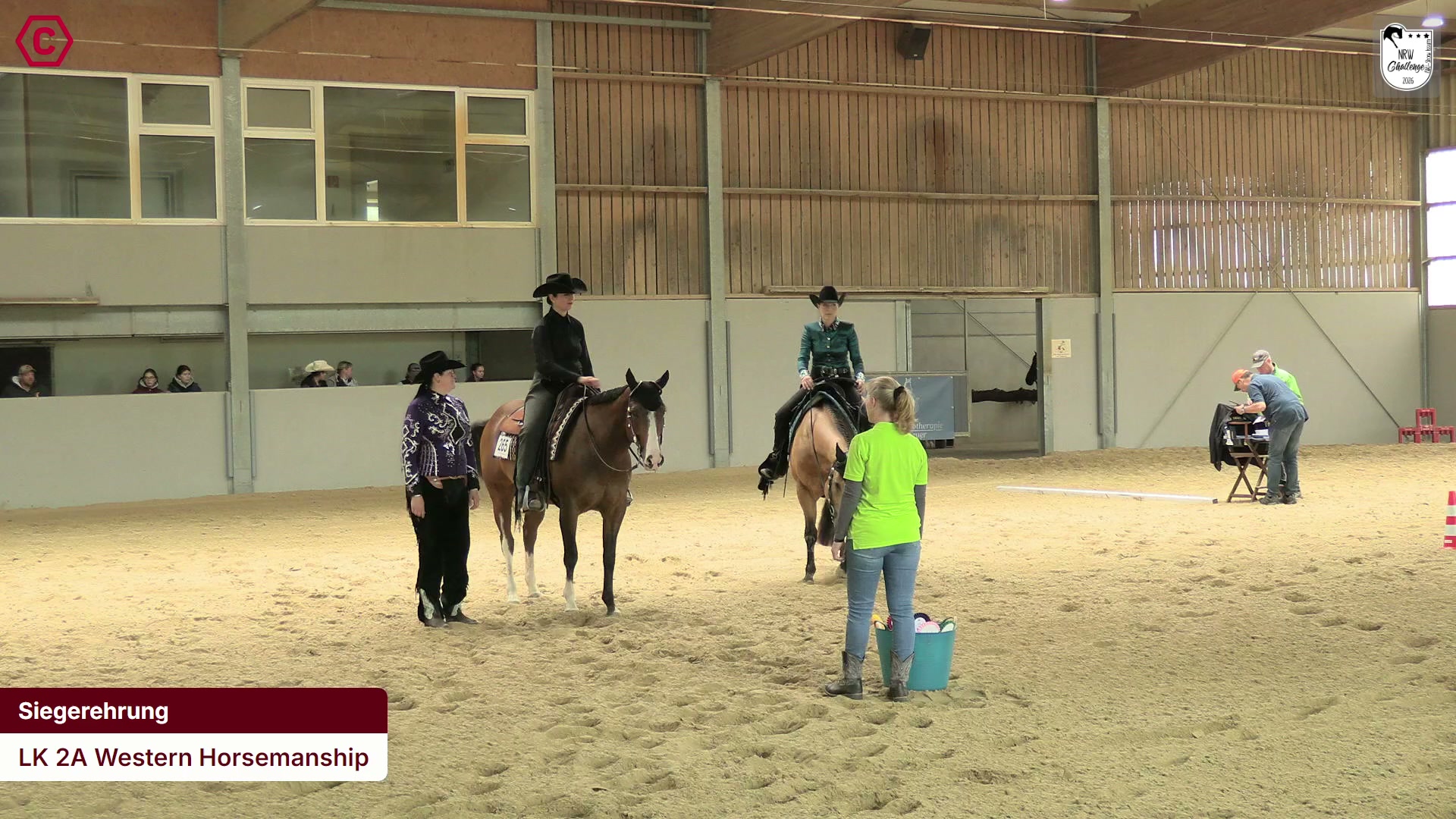 Siegerehrungs-Clip LK 2A Western Horsemanship