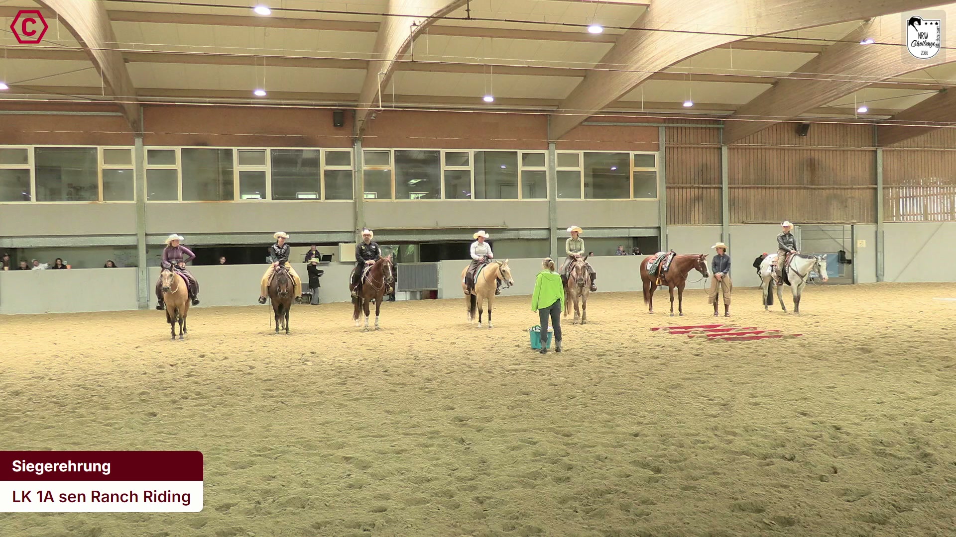 Siegerehrungs-Clip LK 1A sen Ranch Riding