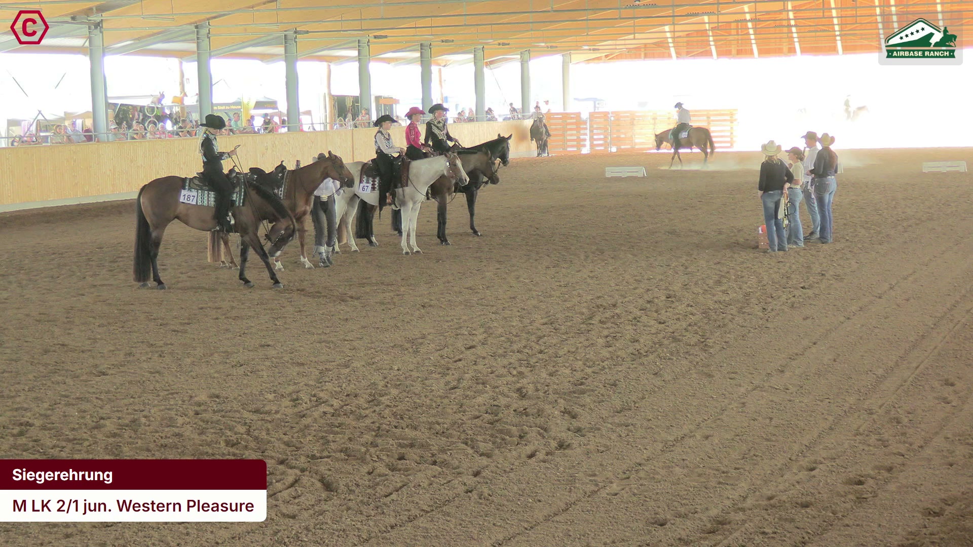 Siegerehrungs-Clip M LK 2/1 jun. Western Pleasure