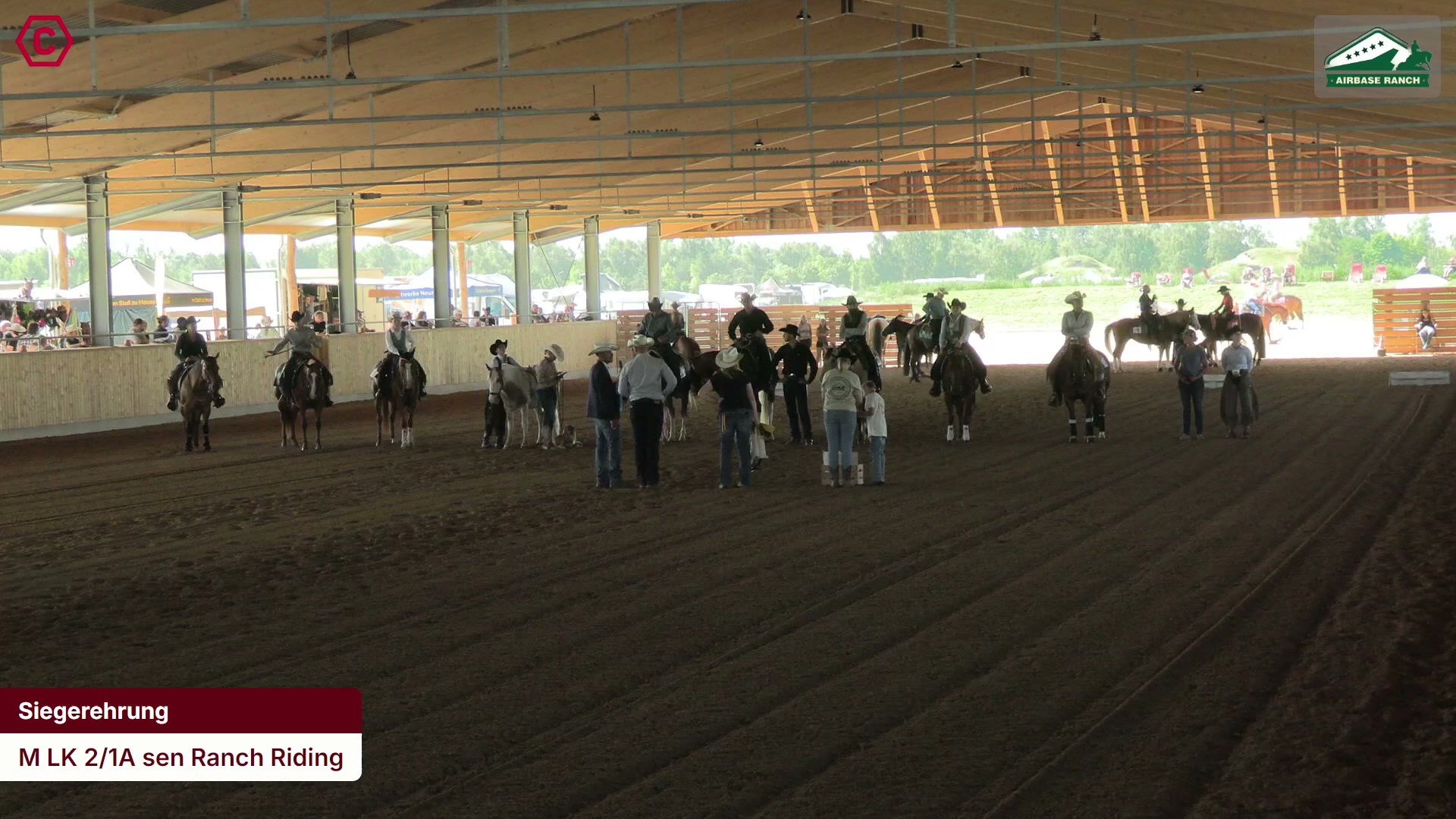 Siegerehrungs-Clip M LK 2/1A sen Ranch Riding