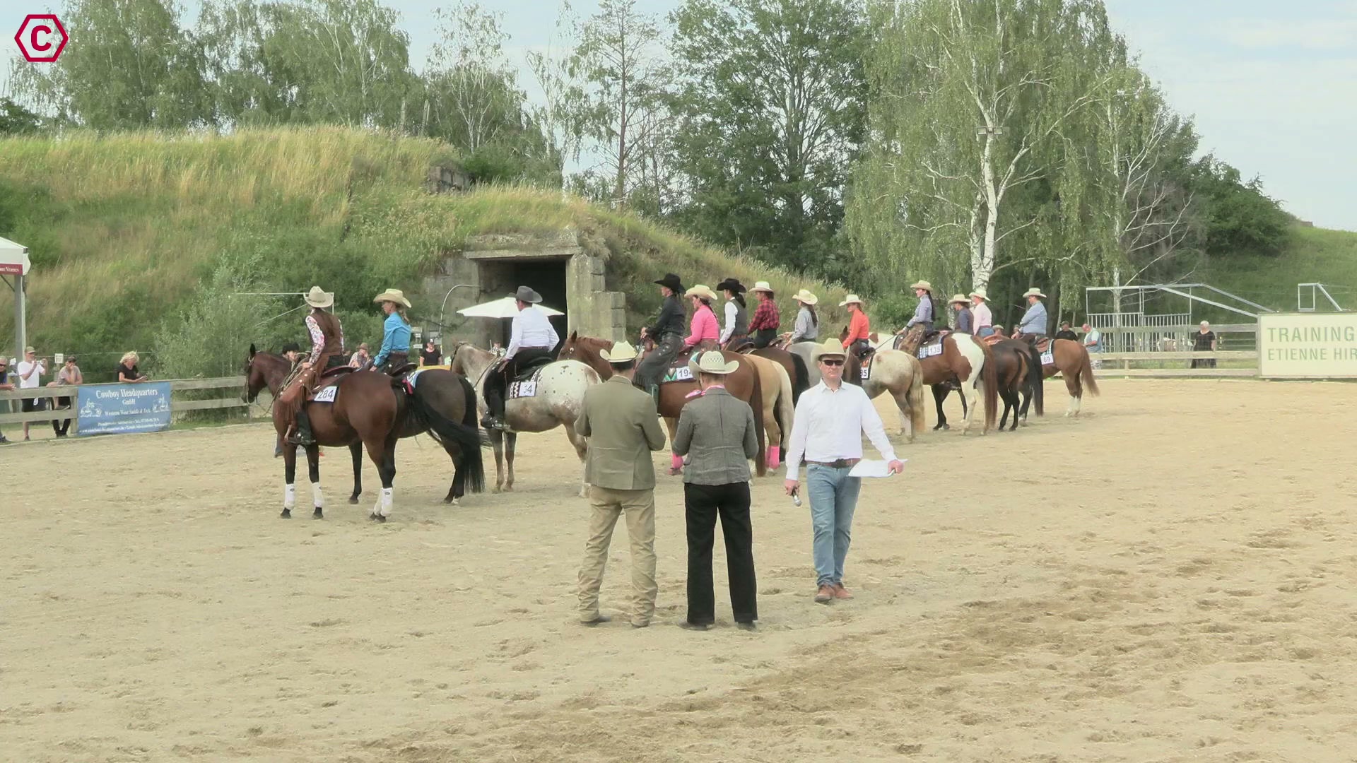 Siegerehrungs-Clip LK 2A sen Western Ranch Rail
