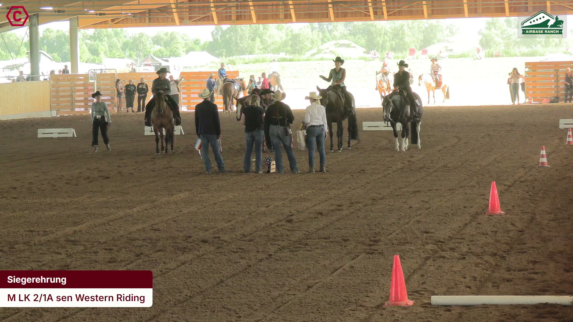 Siegerehrungs-Clip M LK 2/1A sen Western Riding