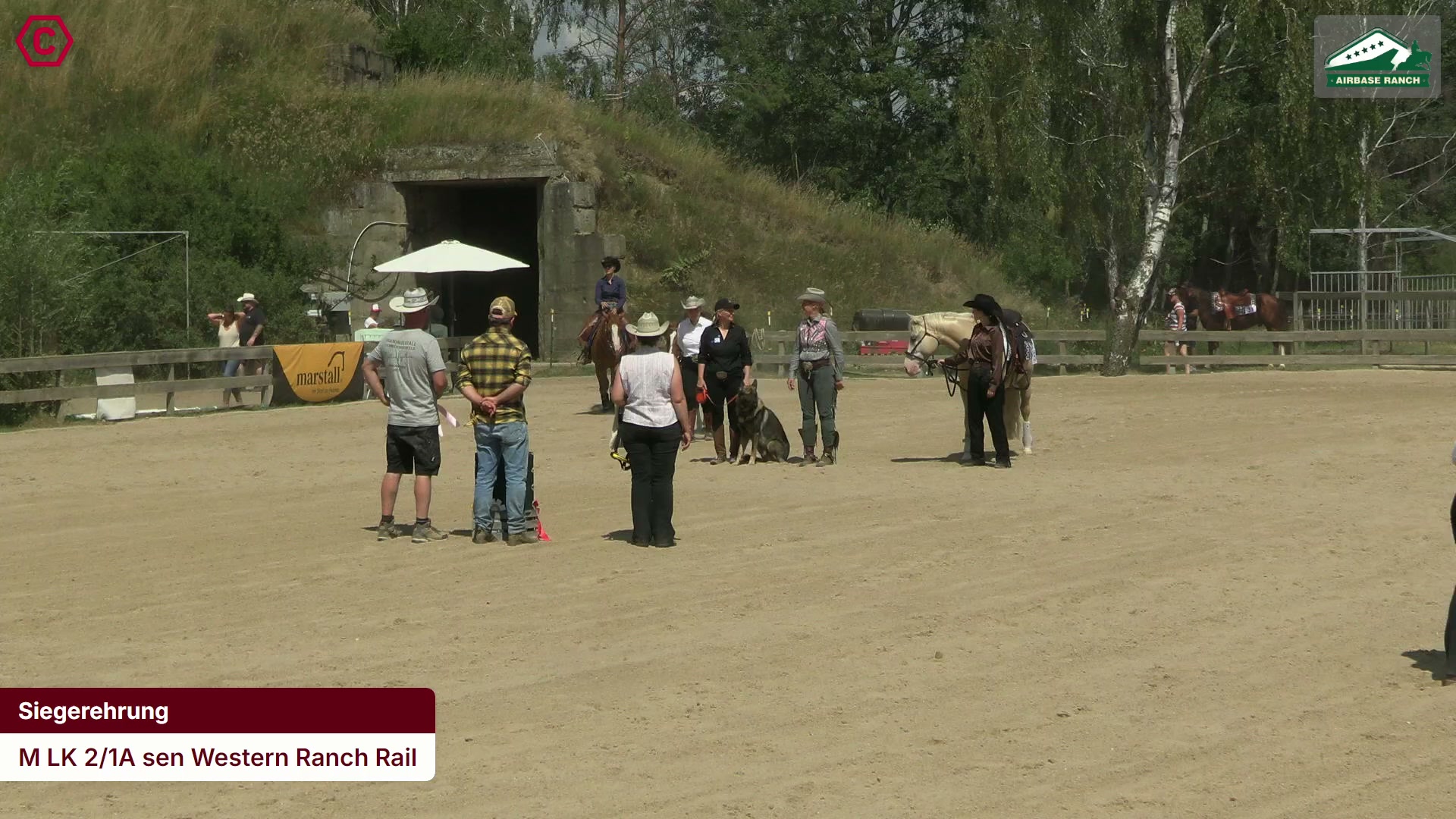 Siegerehrungs-Clip M LK 2/1A sen Western Ranch Rail