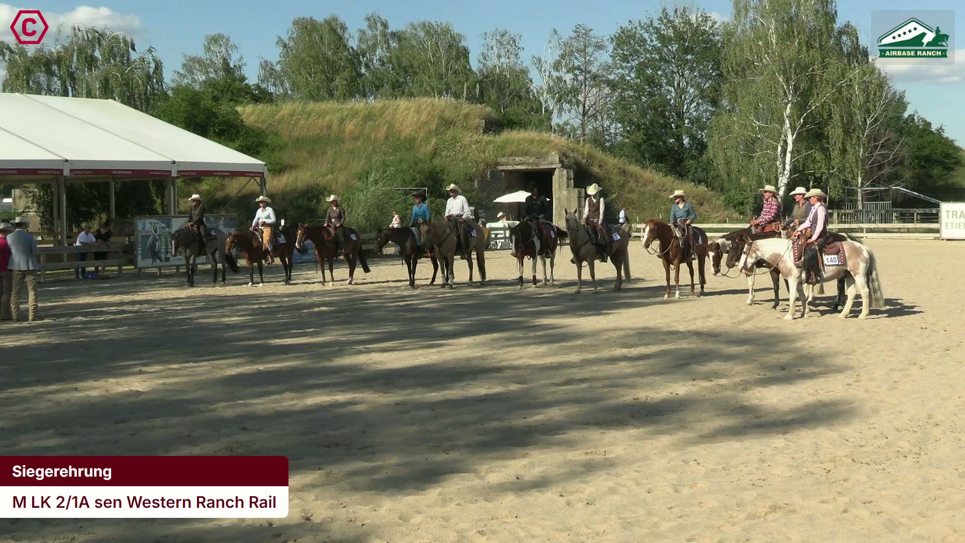 Siegerehrungs-Clip M LK 2/1A sen Western Ranch Rail