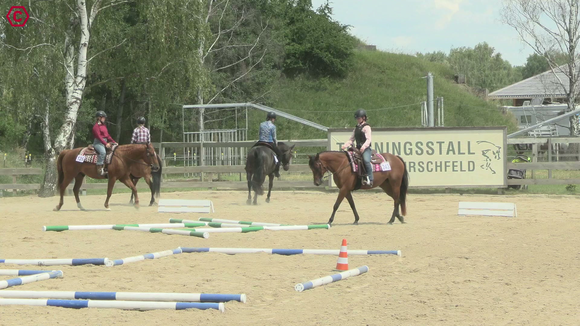 Clip von Clara Franzbach, StartNr 243