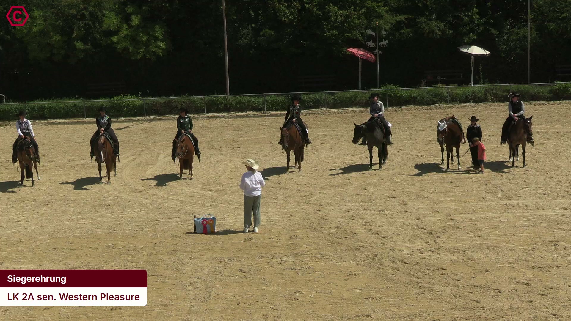 Siegerehrungs-Clip LK 2A sen. Western Pleasure