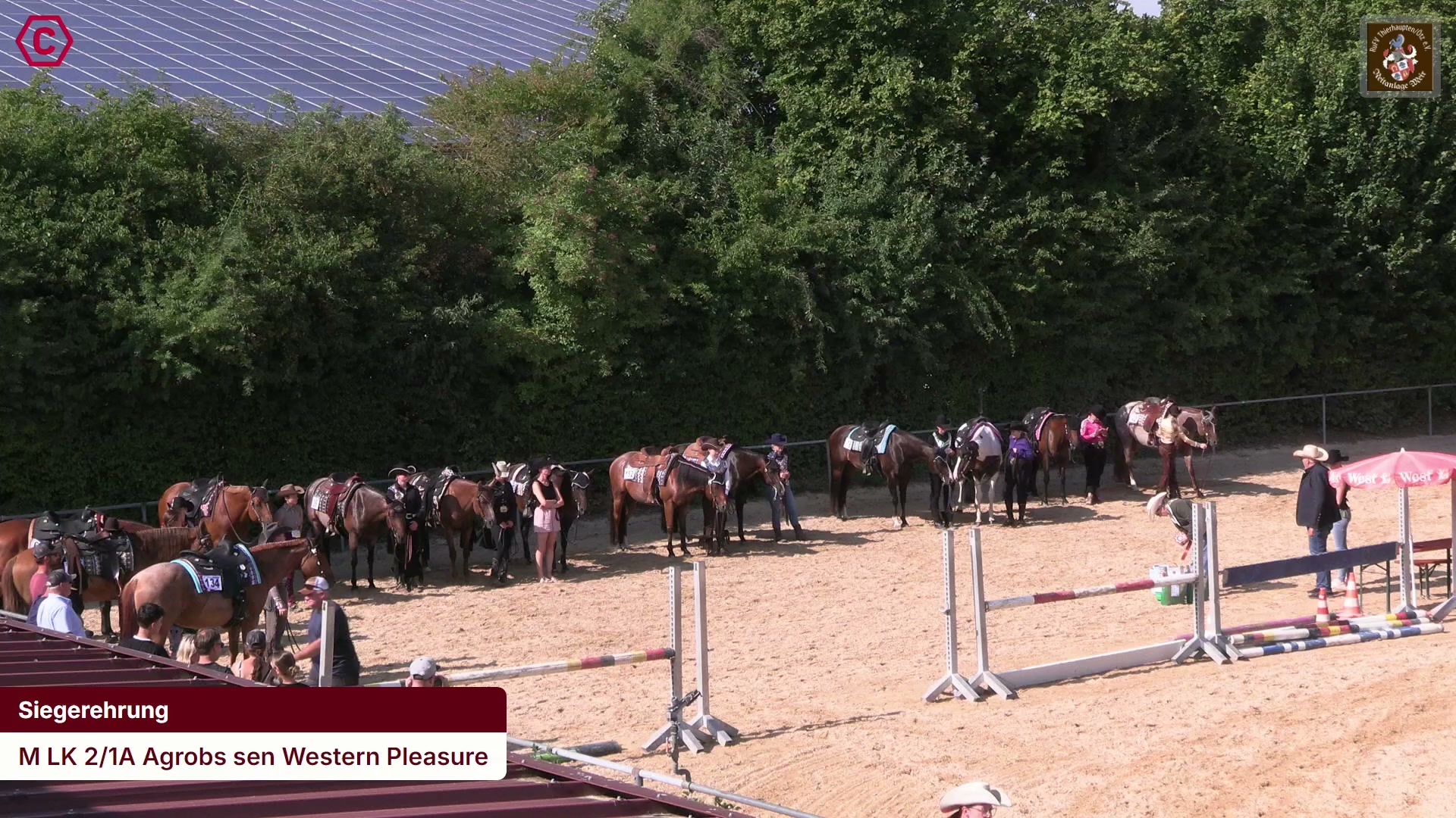 Siegerehrungs-Clip M LK 2/1A Agrobs sen Western Pleasure