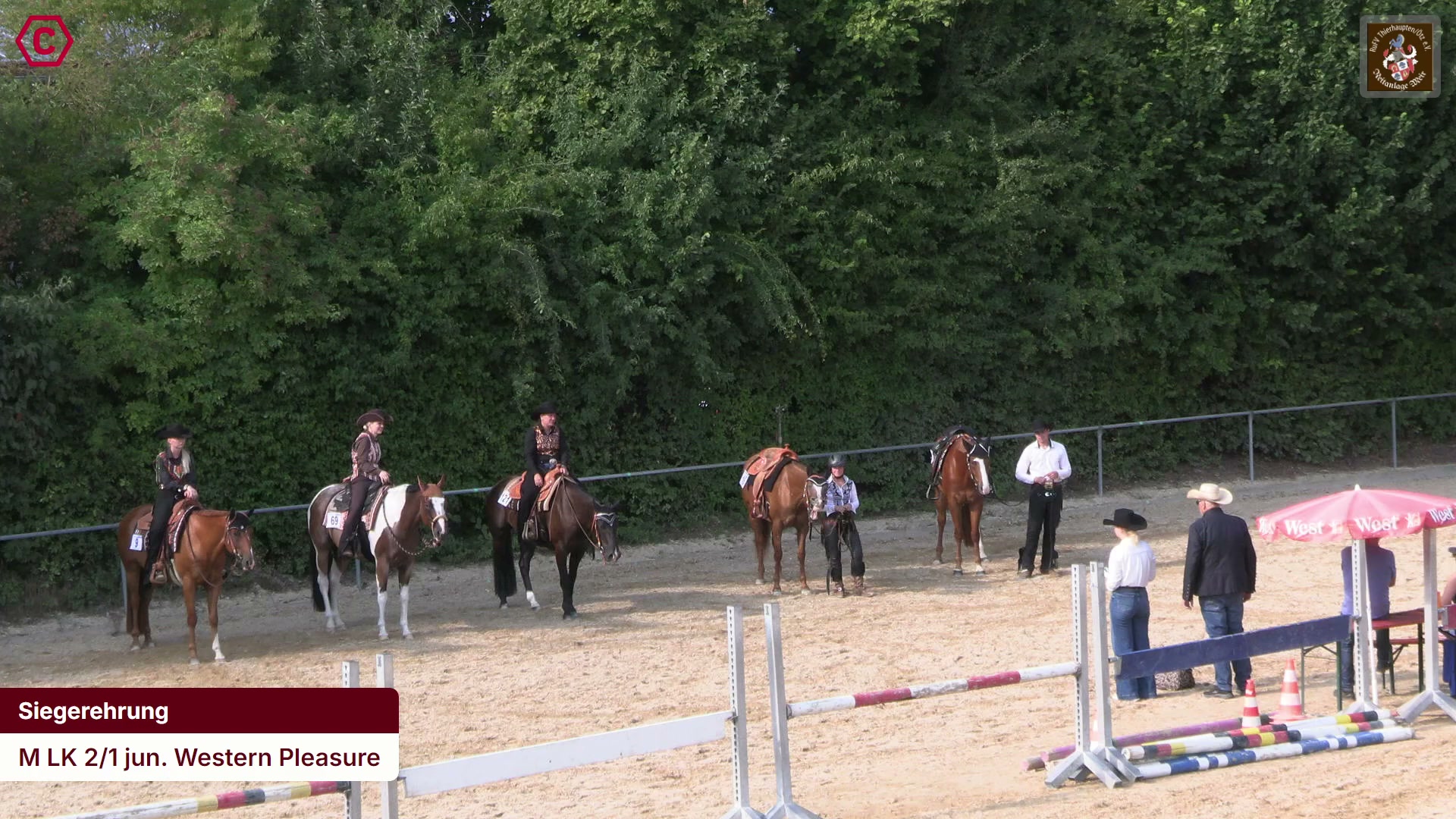 Siegerehrungs-Clip M LK 2/1 jun. Western Pleasure
