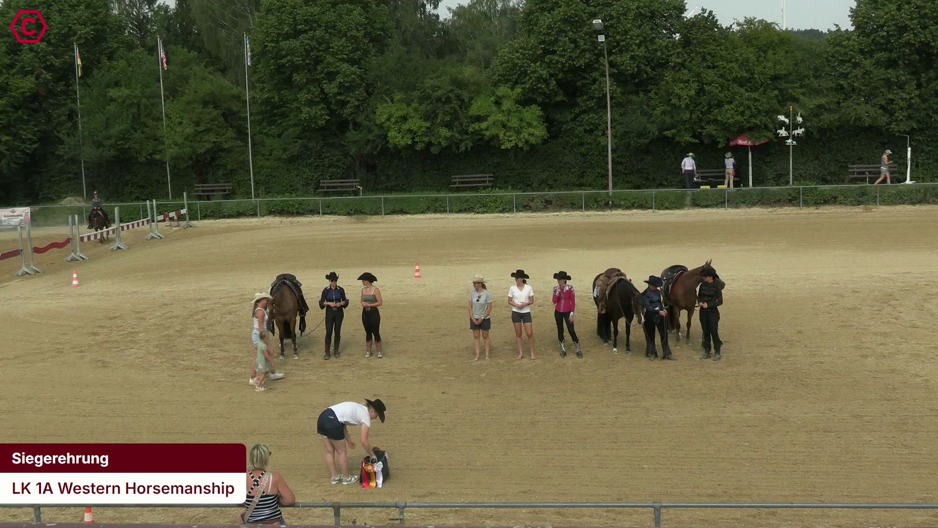 Siegerehrungs-Clip LK 1A Western Horsemanship