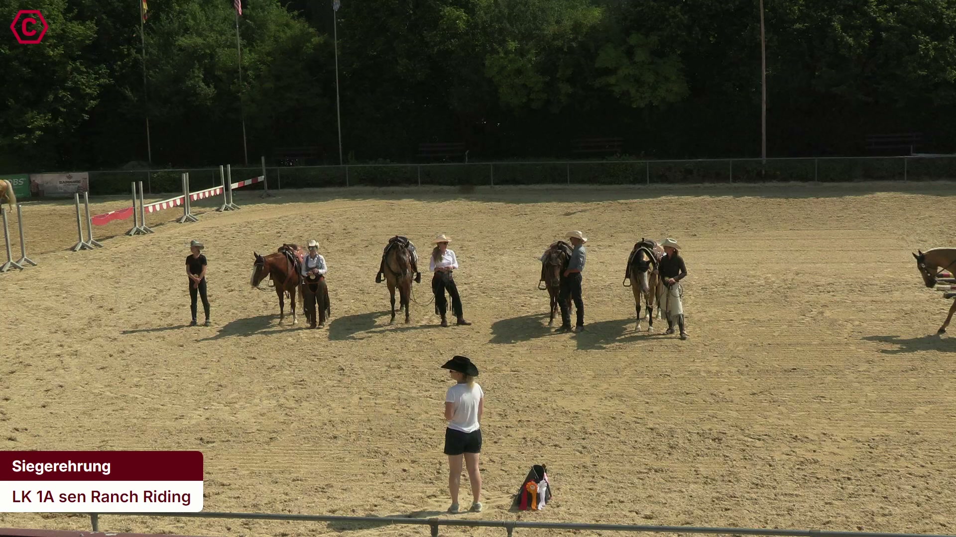 Clip von Siegerehrung LK 1A sen Ranch Riding