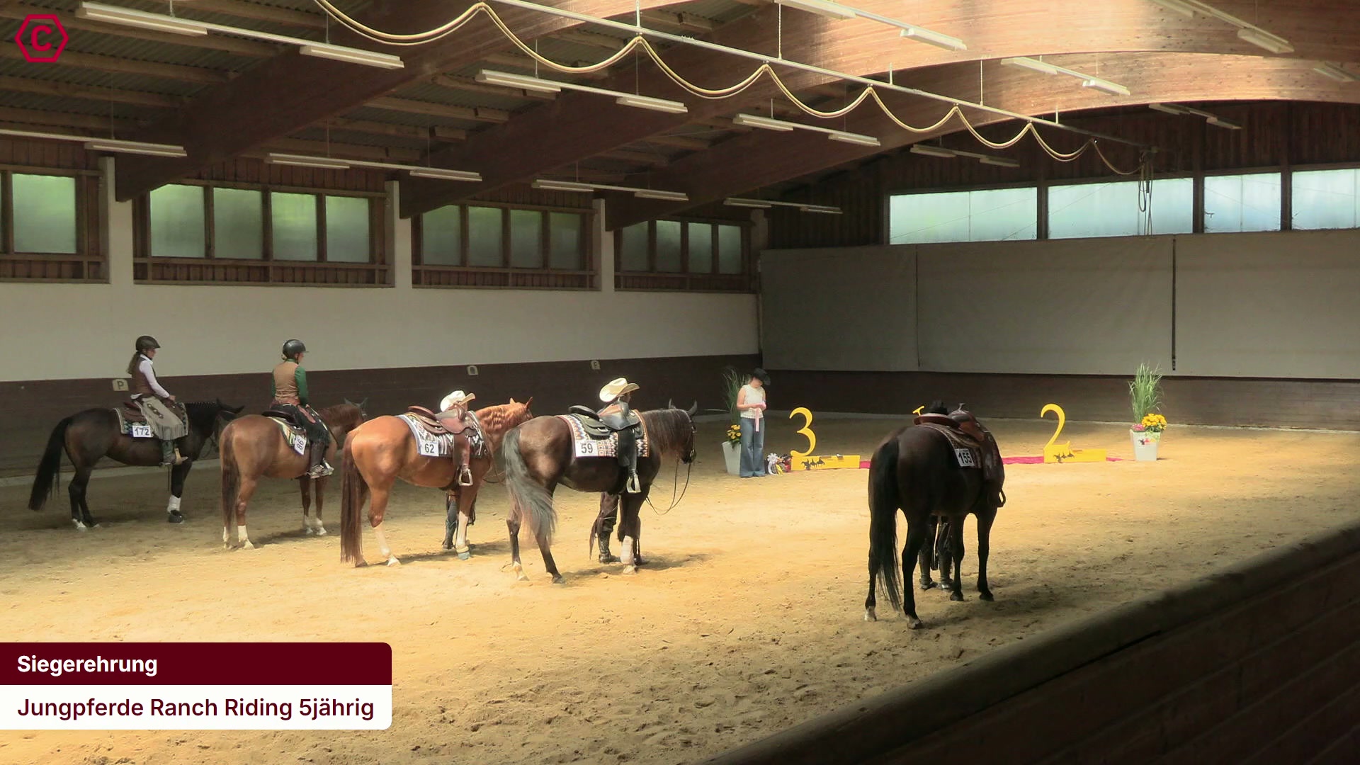 Siegerehrungs-Clip Jungpferde Ranch Riding 5jährig