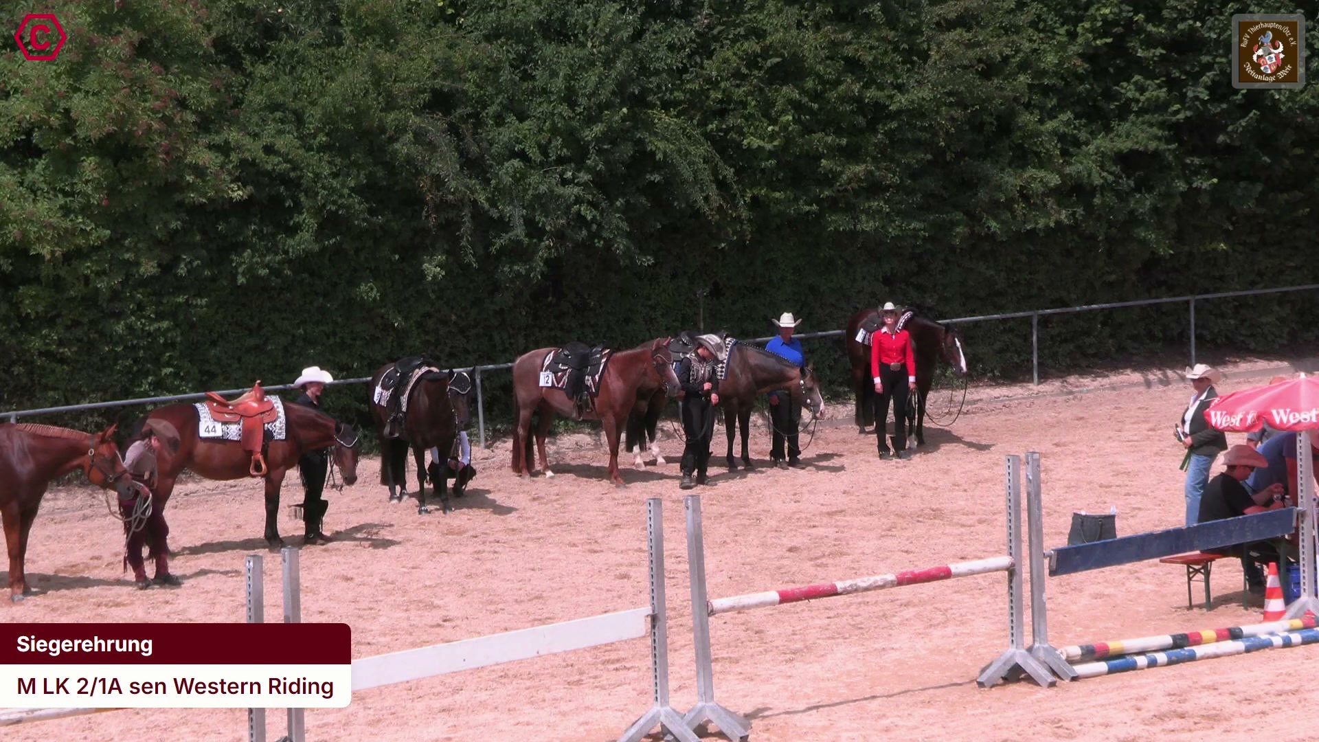 Siegerehrungs-Clip M LK 2/1A sen Western Riding