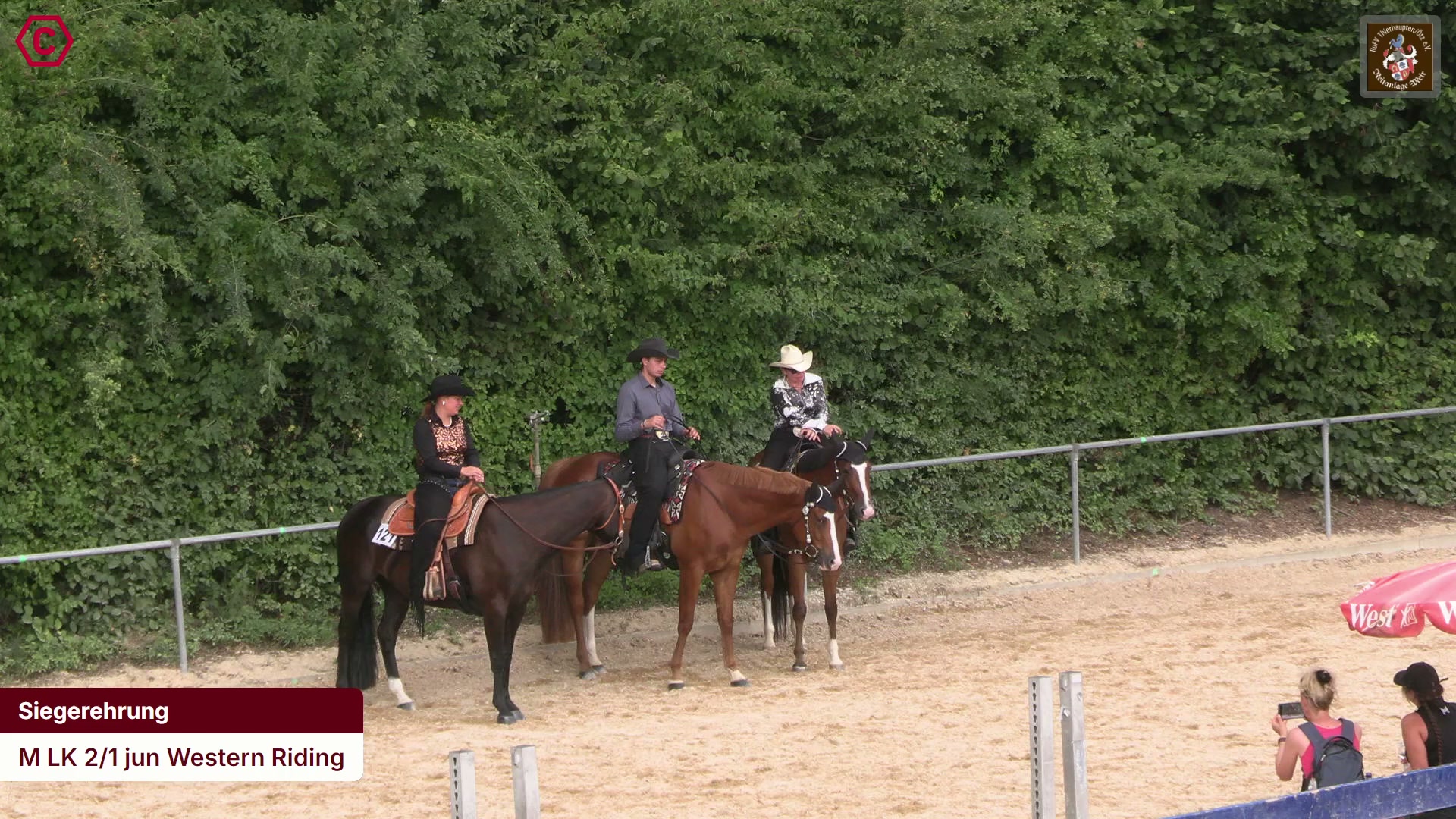 Siegerehrungs-Clip M LK 2/1 jun Western Riding