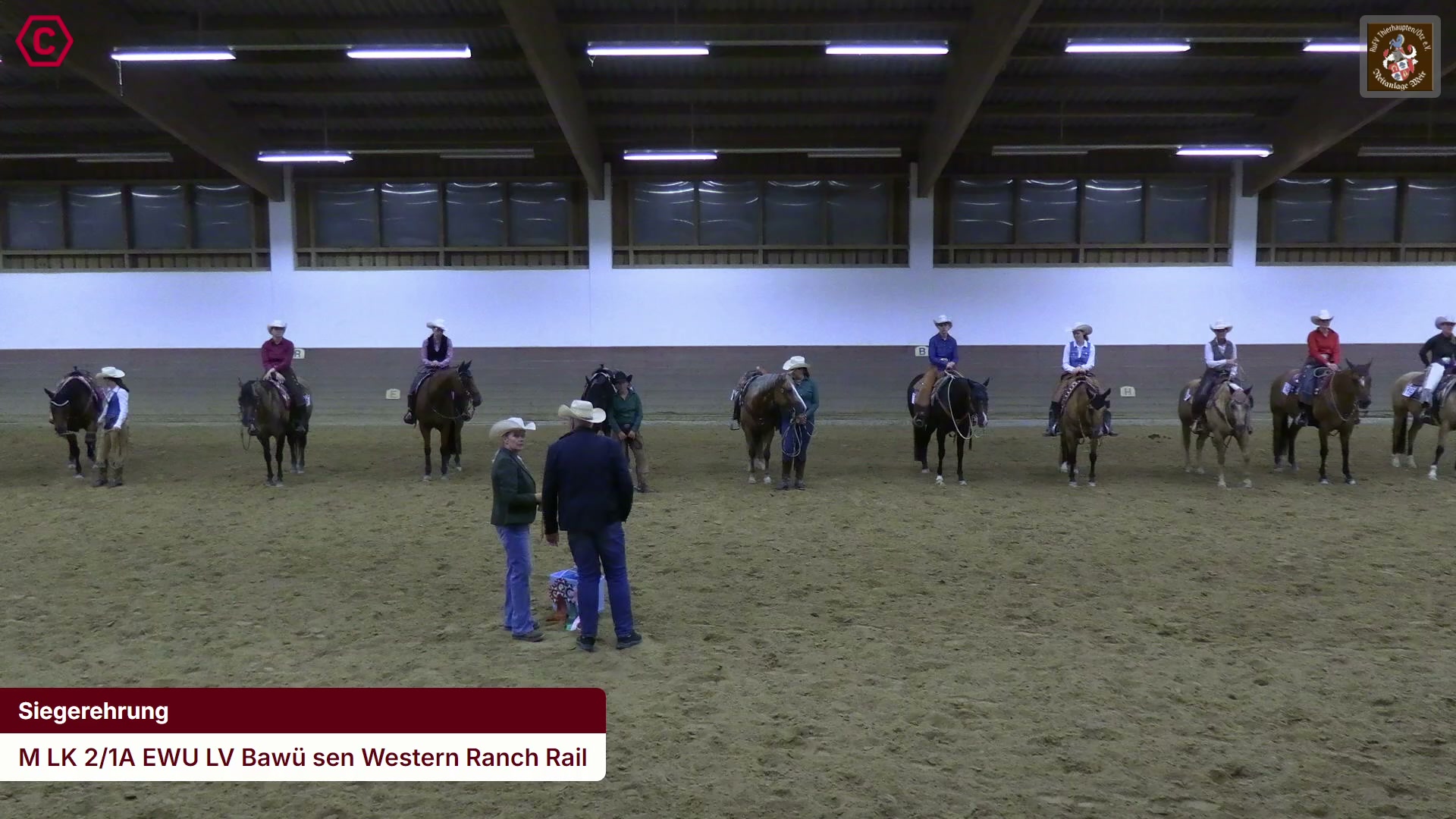 Siegerehrungs-Clip M LK 2/1A EWU LV Bawü sen Western Ranch Rail