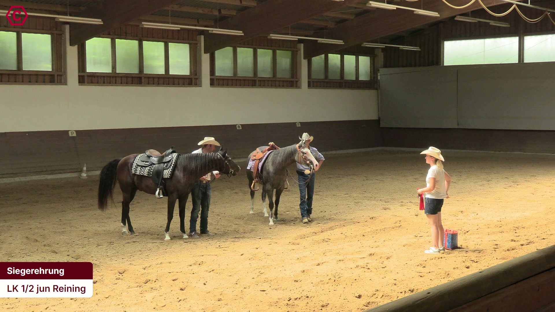 Siegerehrungs-Clip LK 1/2 jun Reining