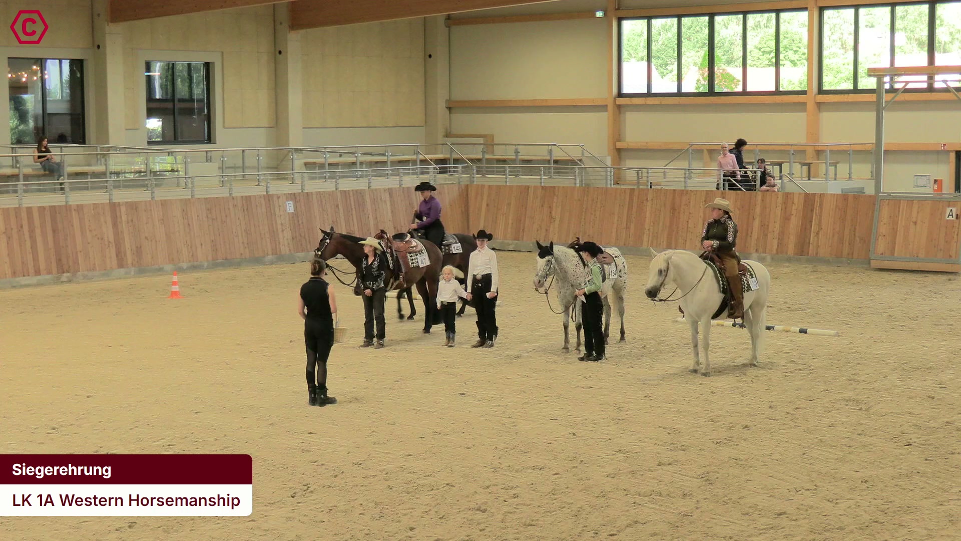 Siegerehrungs-Clip LK 1A Western Horsemanship
