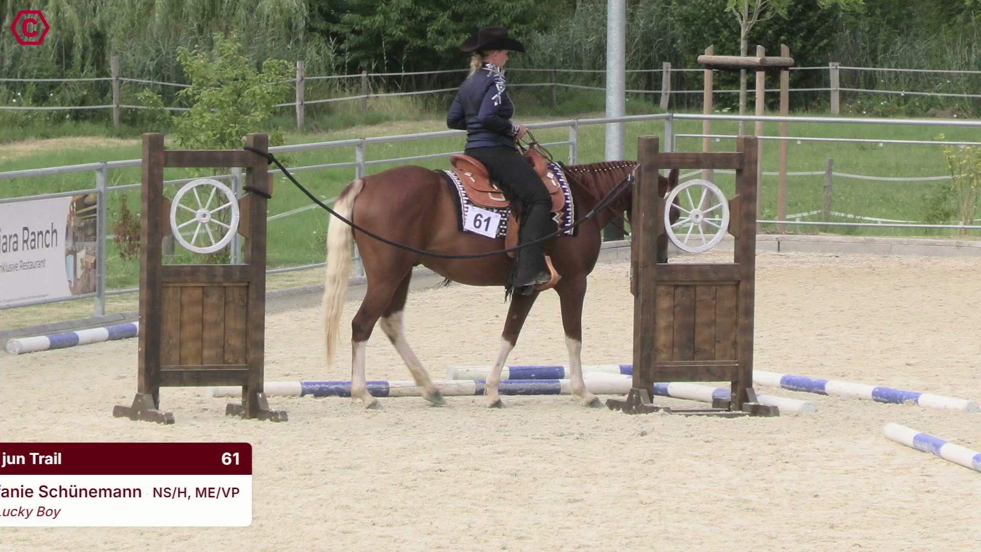 Clip von Stefanie Schünemann, StartNr 61